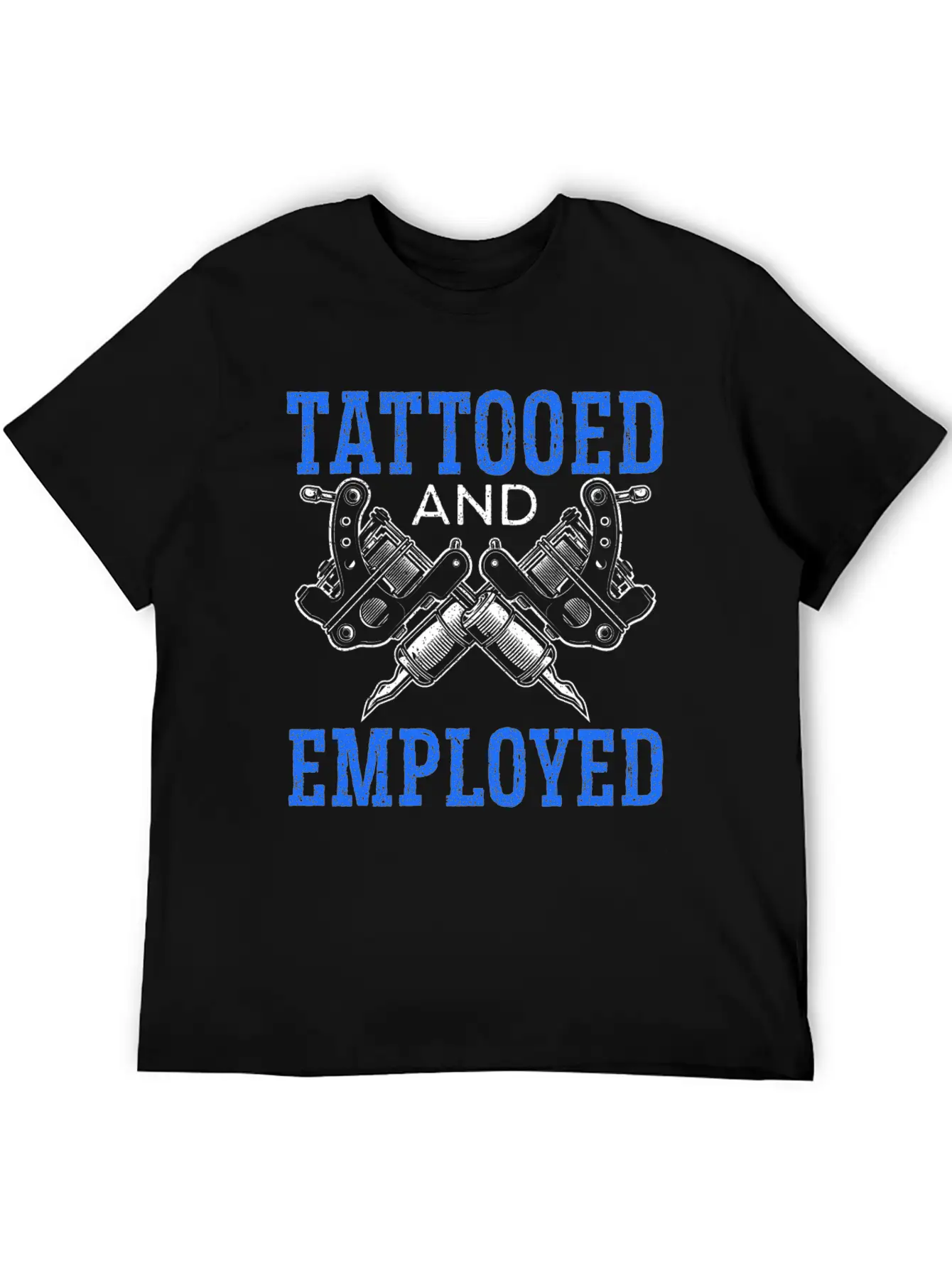 Tattooed And Employed Tattoo Tattooing Ink Junkie Modern Fit Casual T-Shirt – Clean And Versatile Design