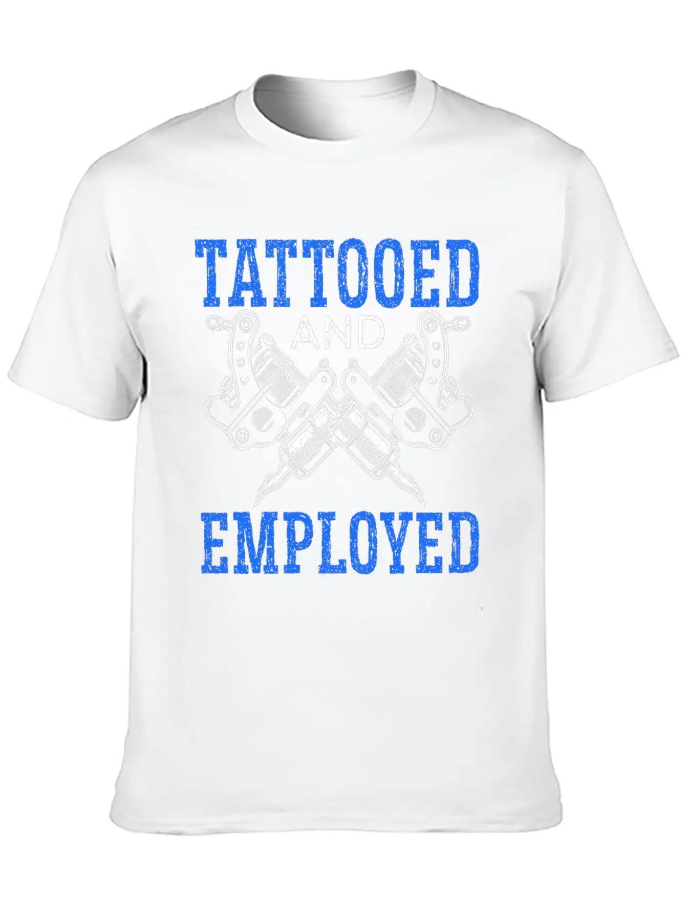 Tattooed And Employed Tattoo Tattooing Ink Junkie Modern Fit Casual T-Shirt – Clean And Versatile Design