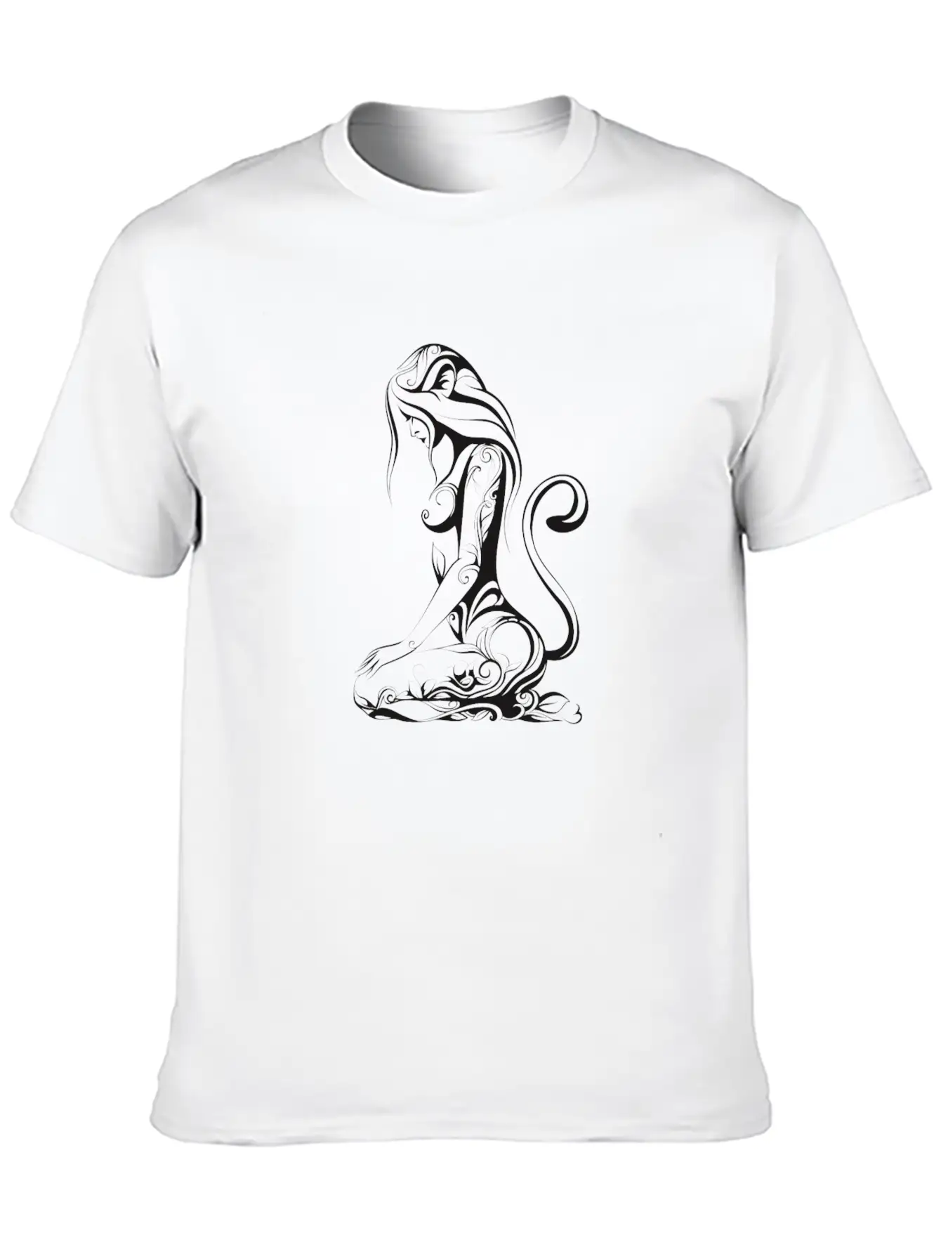 Tattooed Woman Stylish Everyday T-Shirt – Unisex Basic Cotton Tee