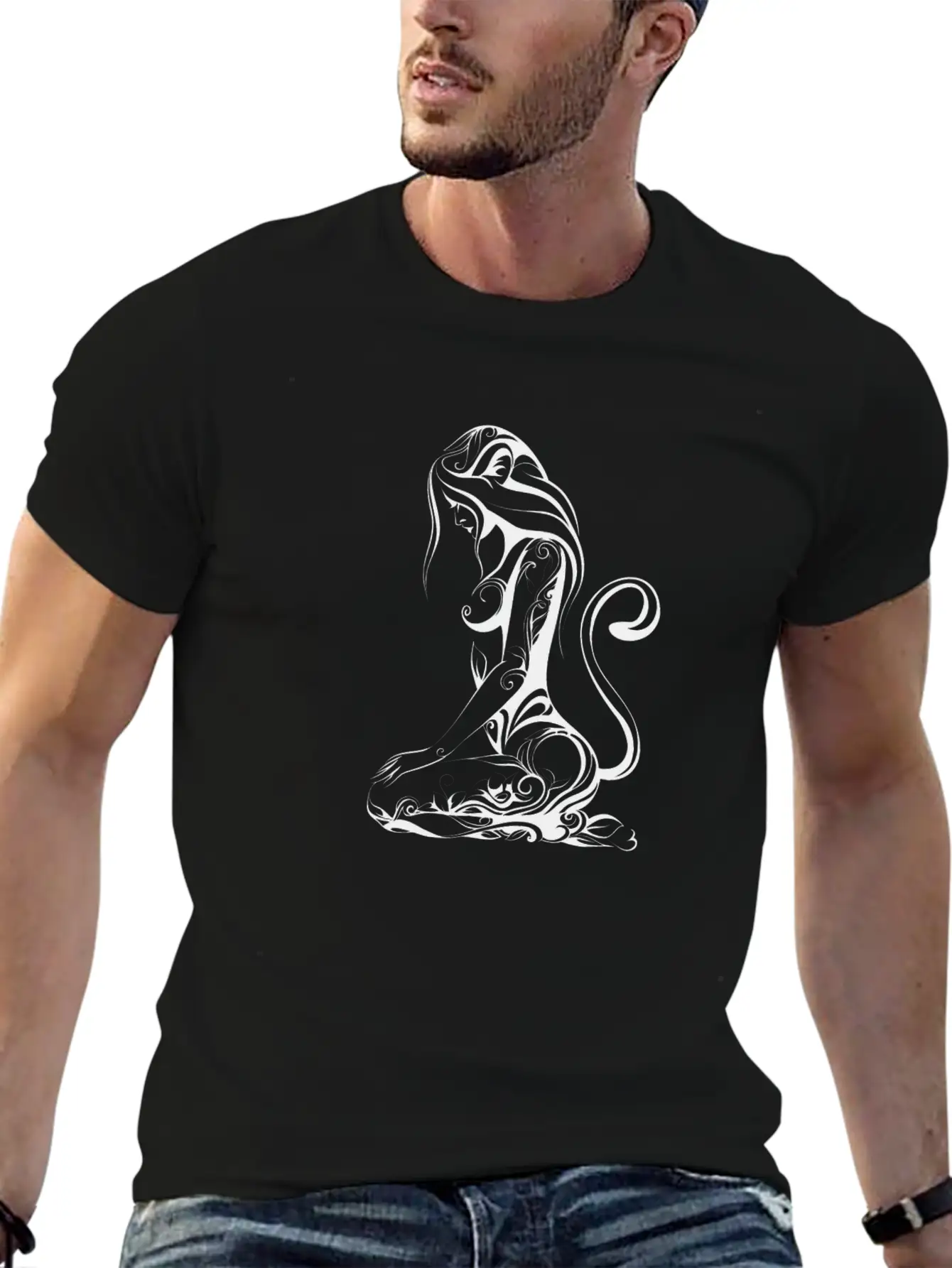 Tattooed Woman Stylish Everyday T-Shirt – Unisex Basic Cotton Tee