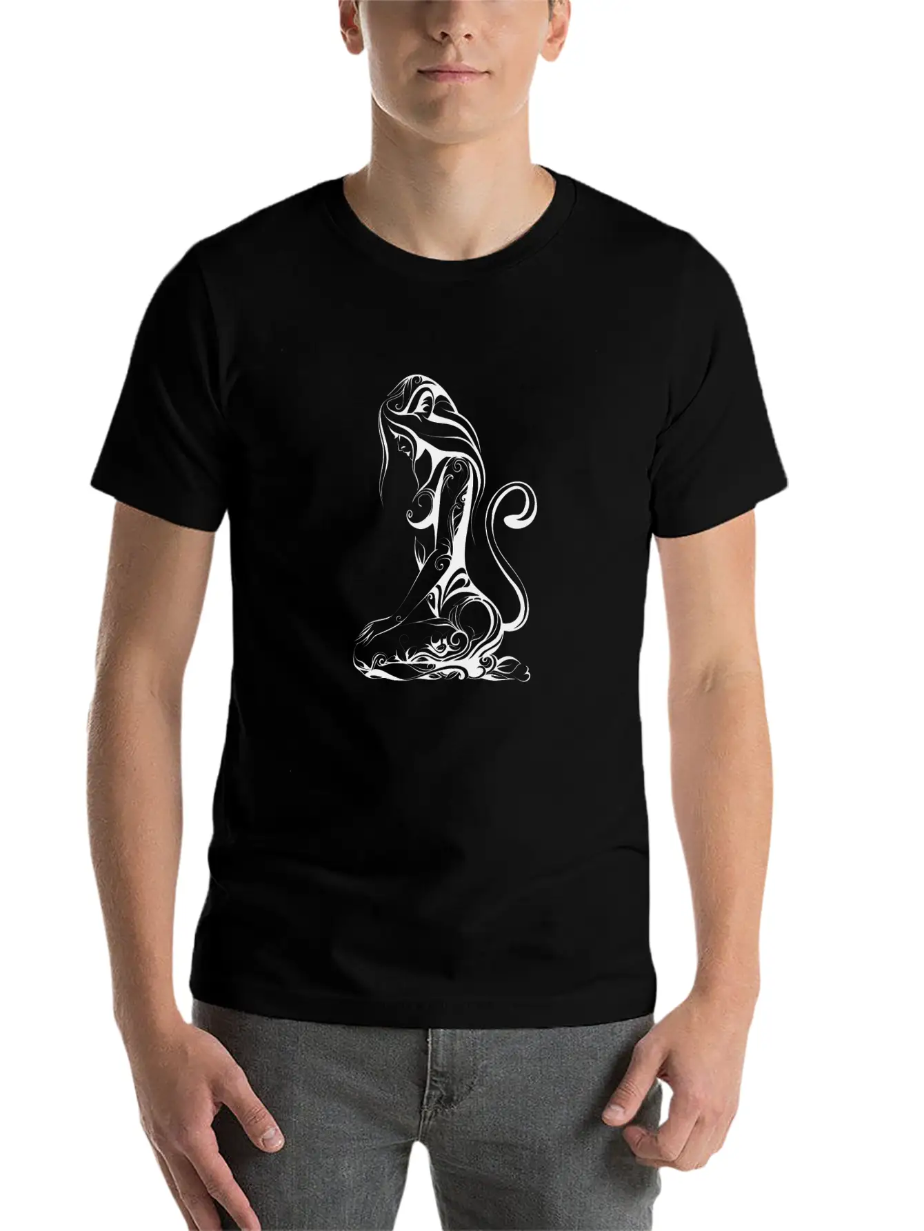 Tattooed Woman Stylish Everyday T-Shirt – Unisex Basic Cotton Tee