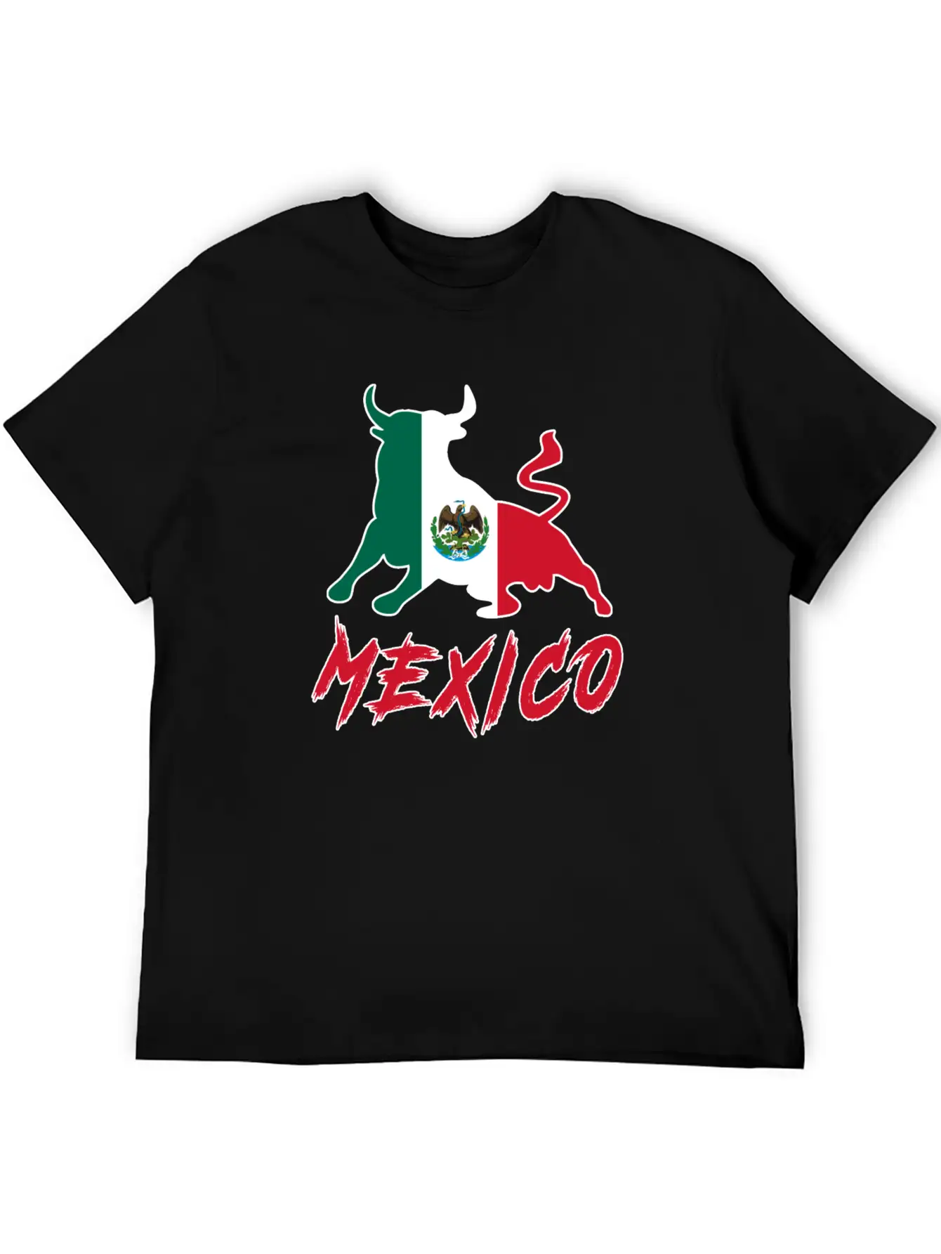 Taurus Mexico With National Flag / Gift Bull Unisex Casual T-Shirt – Clean Design For Daily Comfort