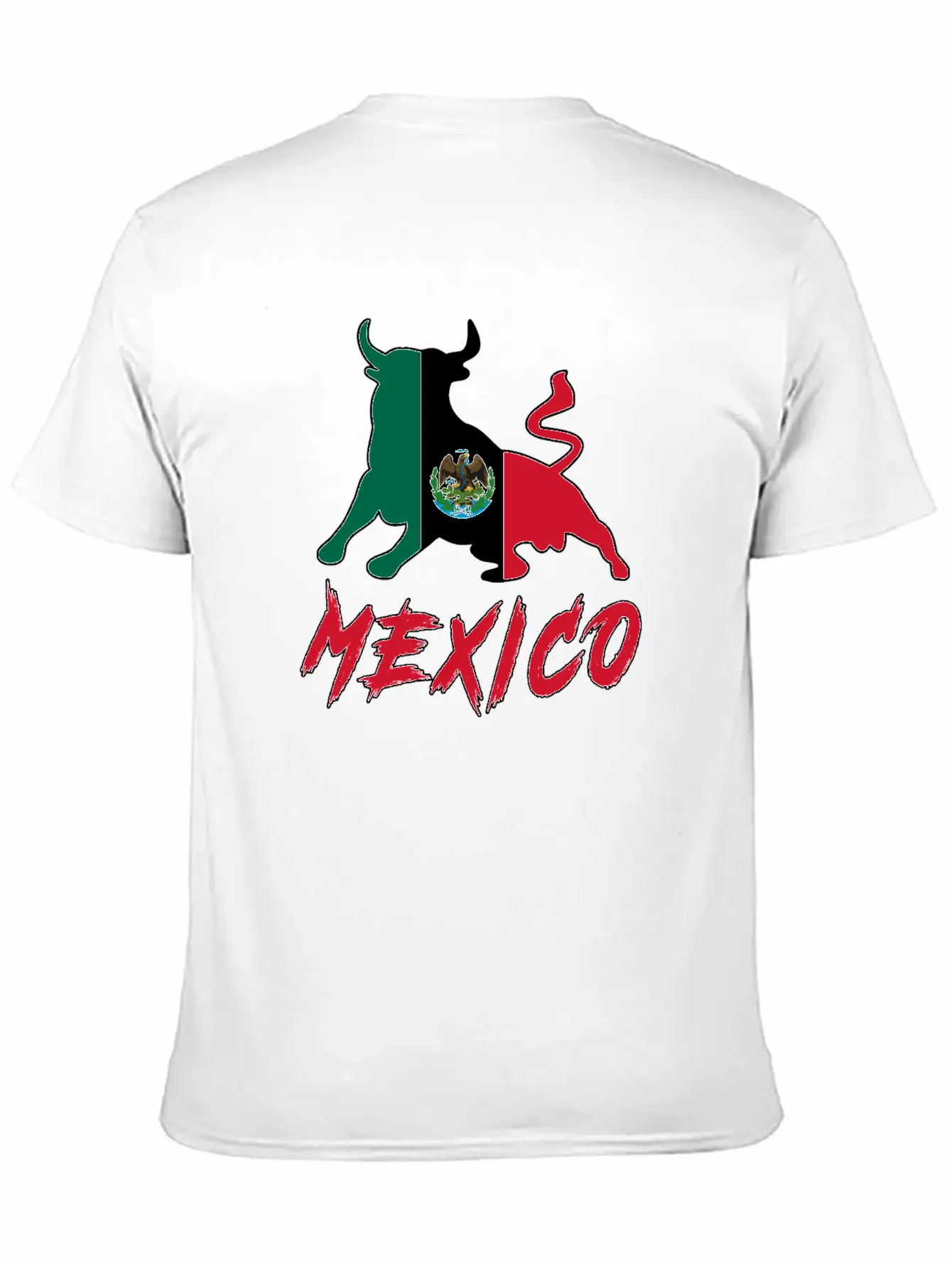 Taurus Mexico With National Flag / Gift Bull Unisex Casual T-Shirt – Clean Design For Daily Comfort