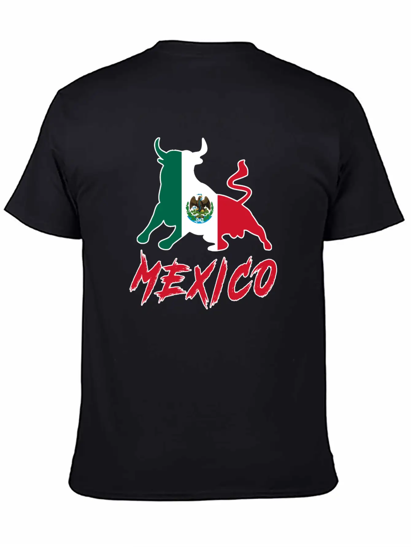 Taurus Mexico With National Flag / Gift Bull Unisex Casual T-Shirt – Clean Design For Daily Comfort
