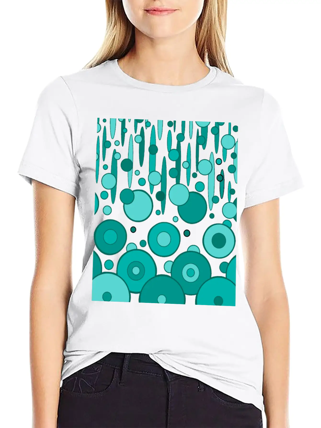 TEALDROPS Relaxed Everyday Tee – Lightweight And Durable Cotton