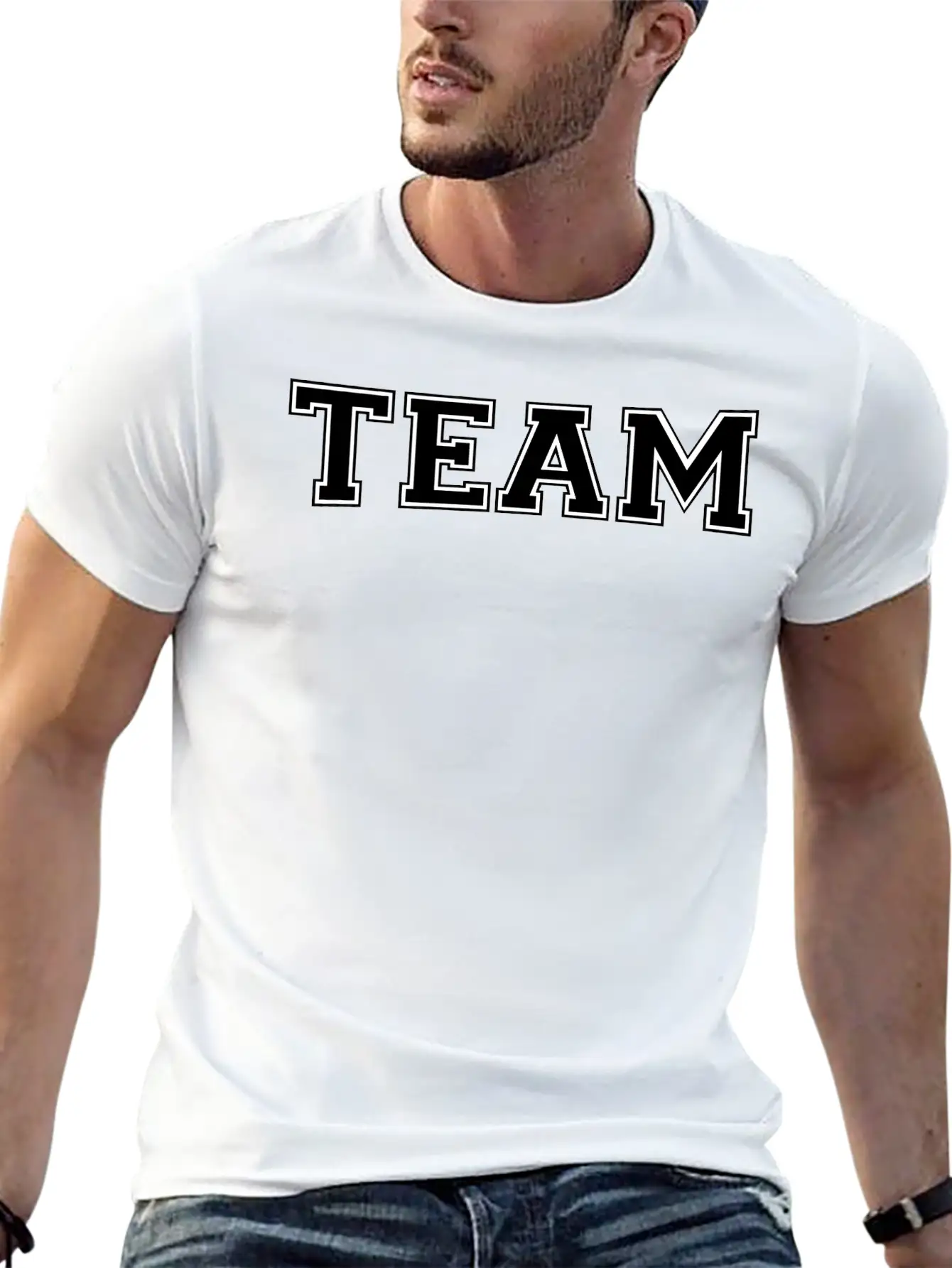 TEAM Relaxed Everyday Tee – Lightweight And Durable Cotton
