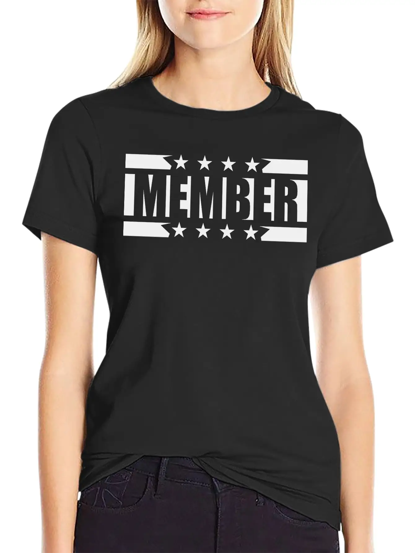 Team Stars Logo Member Team Crew Friends Party Cel Essential Cotton Tee For Daily Outfits – Unisex Style