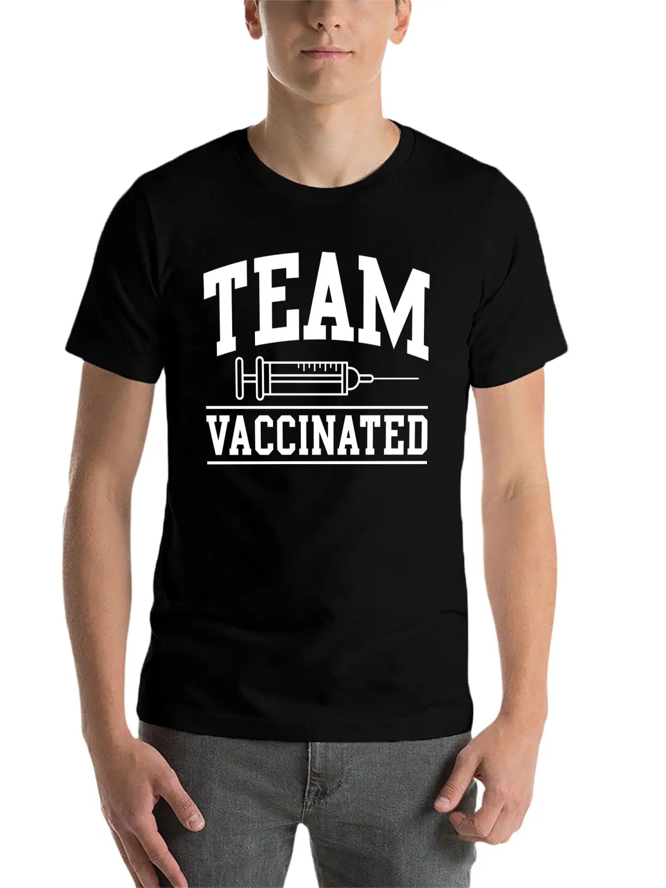 Team Vaccinated Soft Cotton Short Sleeve Tee – Unisex Wardrobe Staple