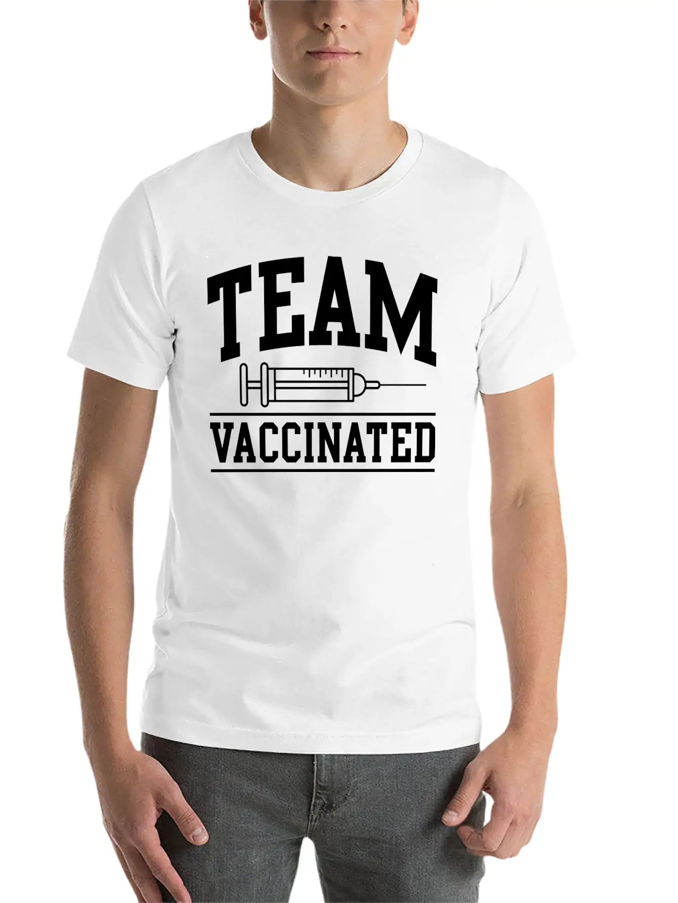 Team Vaccinated Soft Cotton Short Sleeve Tee – Unisex Wardrobe Staple
