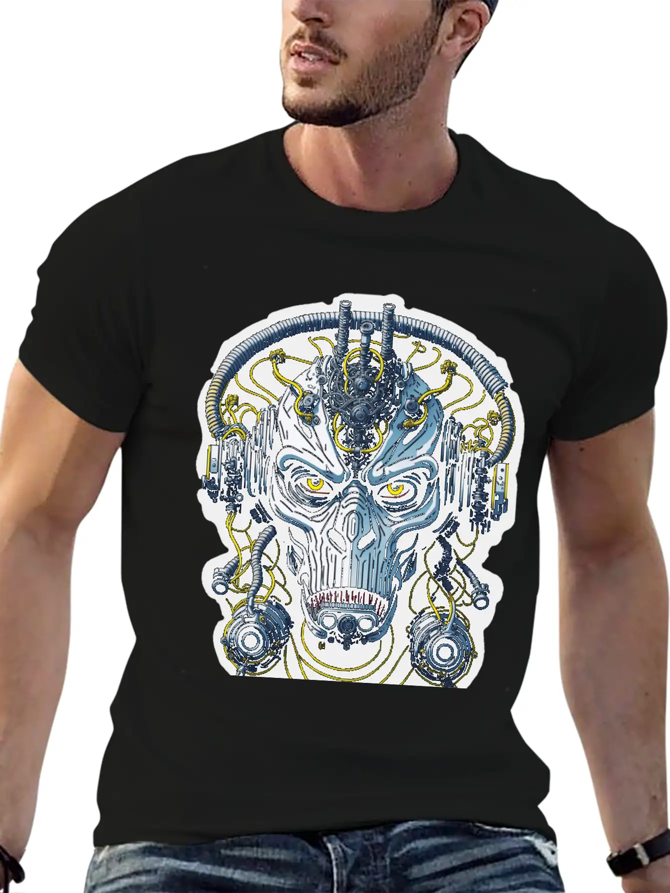 Techno Apes 27 Unisex Casual T-Shirt – Clean Design For Daily Comfort