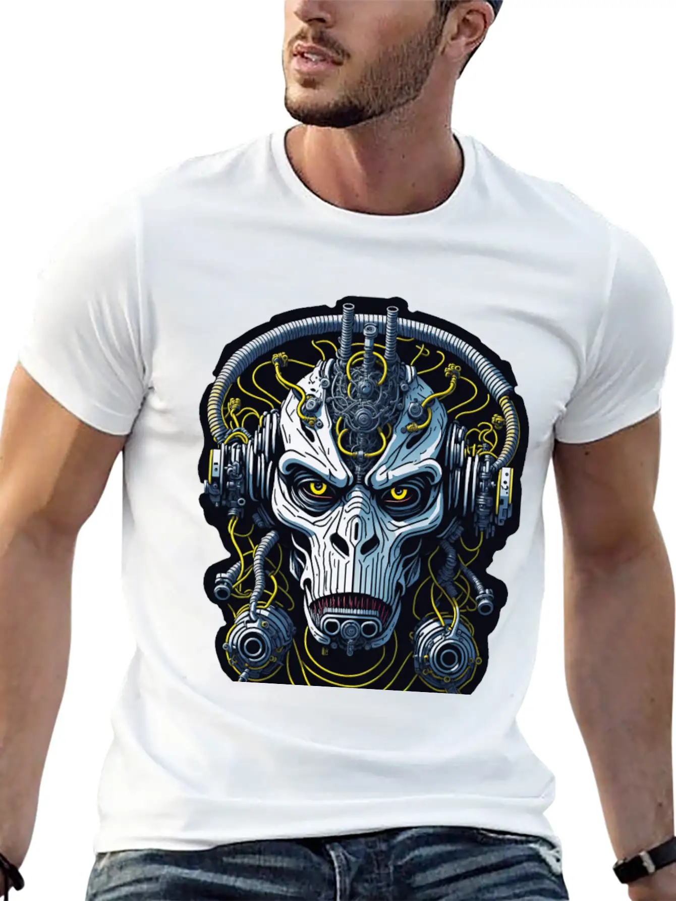 Techno Apes 27 Unisex Casual T-Shirt – Clean Design For Daily Comfort