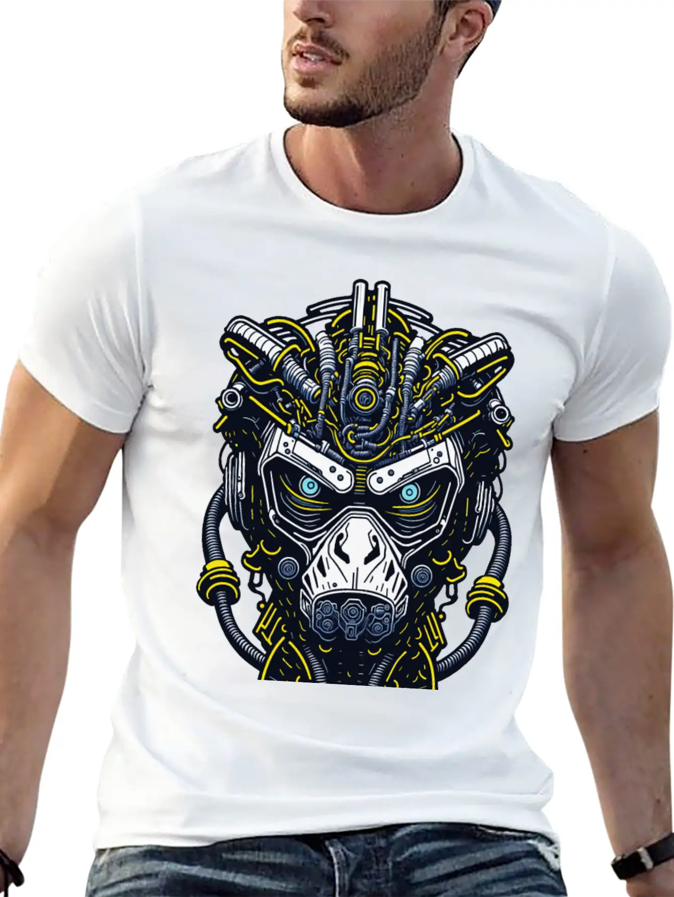 Techno Apes 55 Soft Cotton Short Sleeve Tee – Unisex Wardrobe Staple