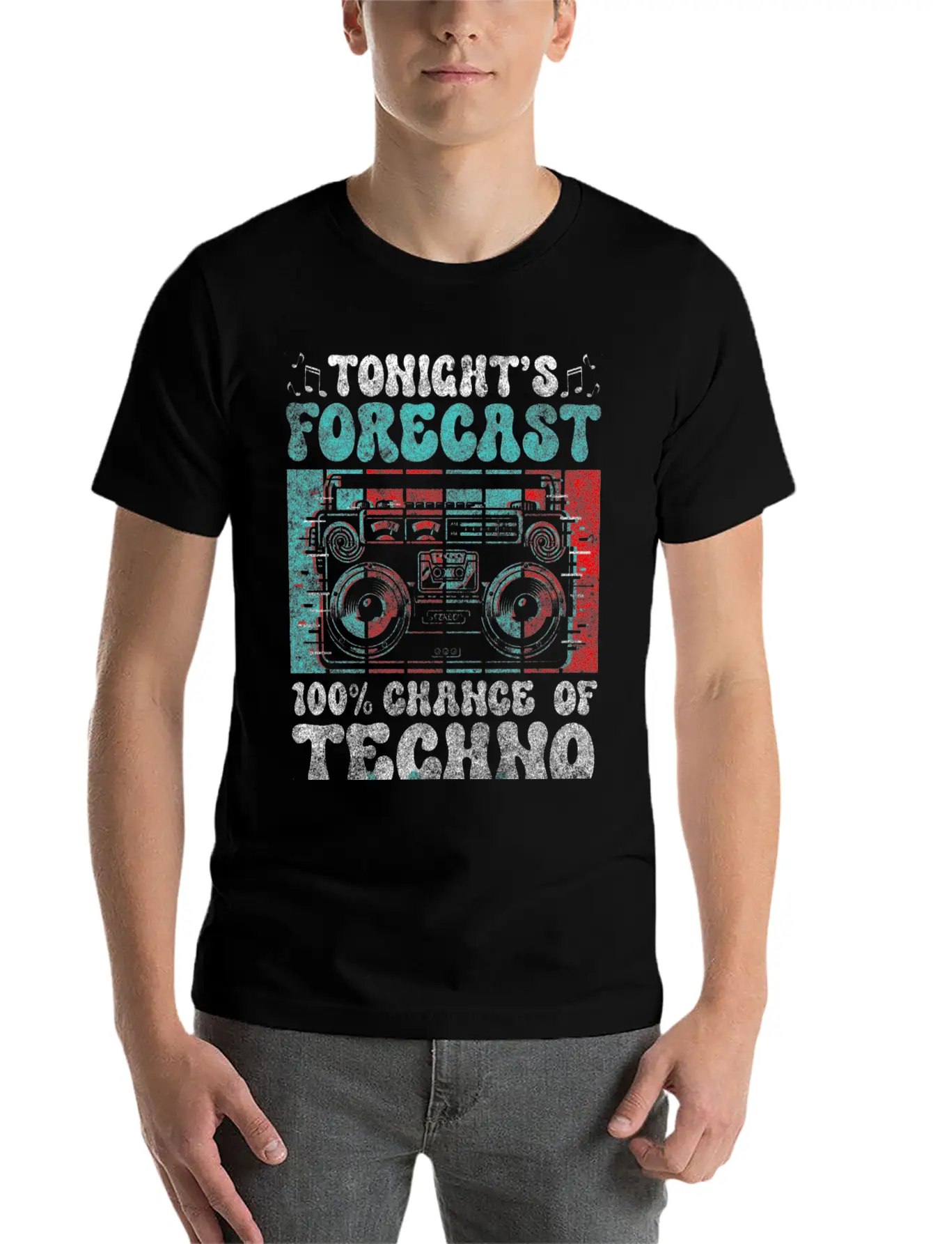 Techno Celebrations Disco Techno Fan Lightweight Cotton T-Shirt – Daily Comfort Graphic Shirt