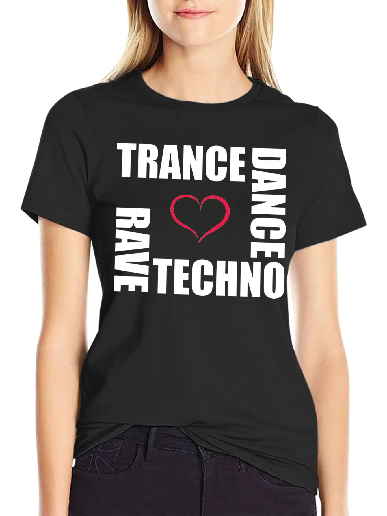 Techno Dance Trance Rave Relaxed Everyday Tee – Lightweight And Durable Cotton