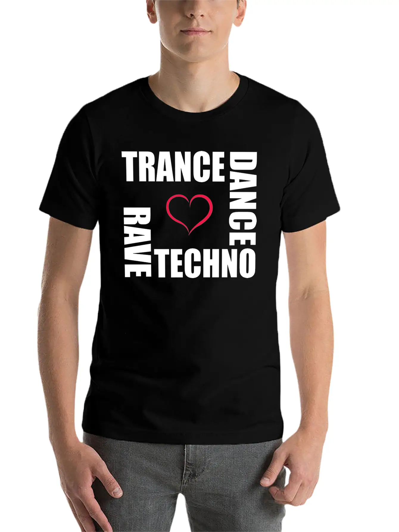Techno Dance Trance Rave Relaxed Everyday Tee – Lightweight And Durable Cotton