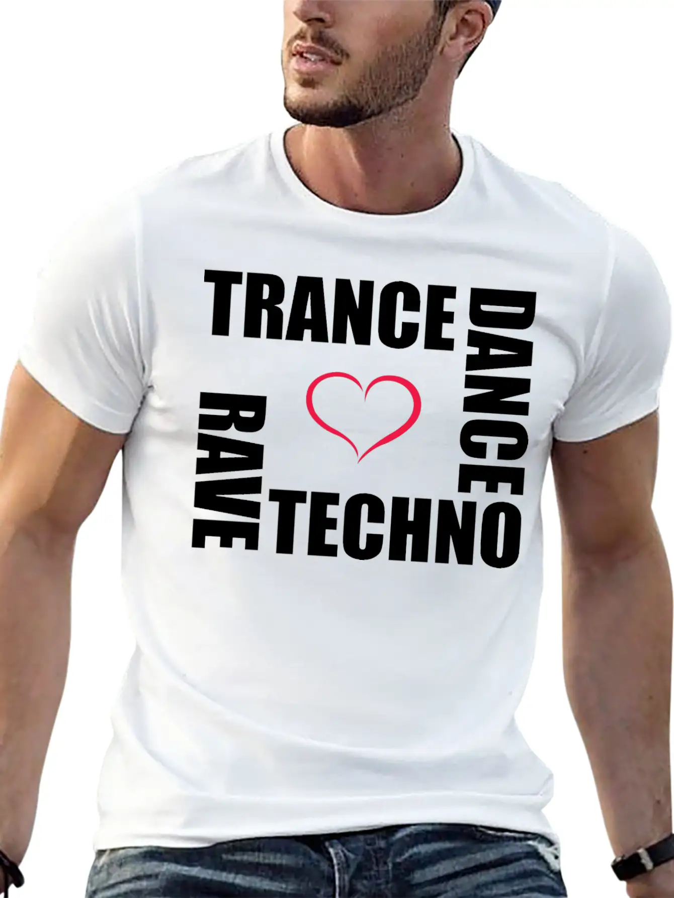 Techno Dance Trance Rave Relaxed Everyday Tee – Lightweight And Durable Cotton