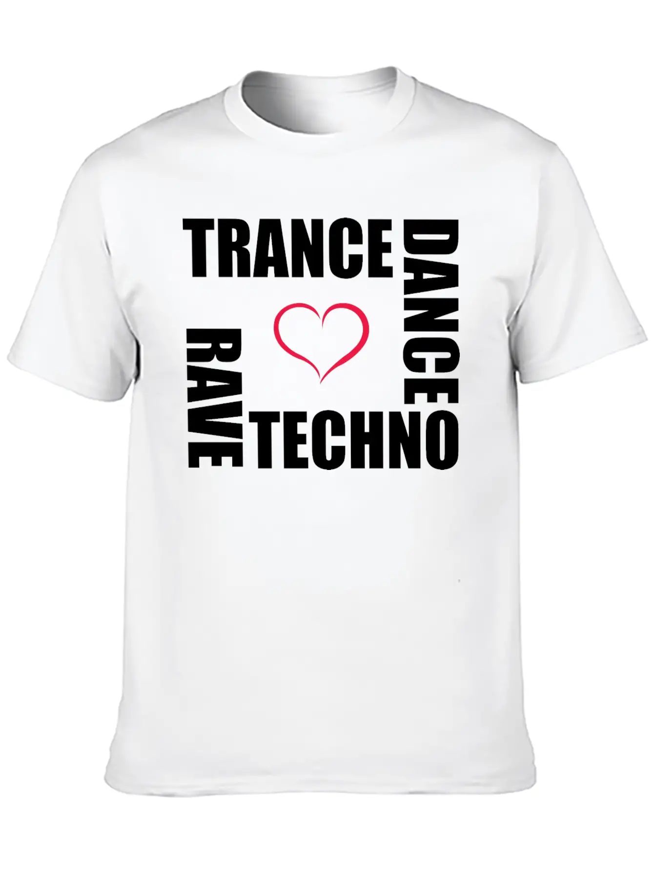 Techno Dance Trance Rave Relaxed Everyday Tee – Lightweight And Durable Cotton