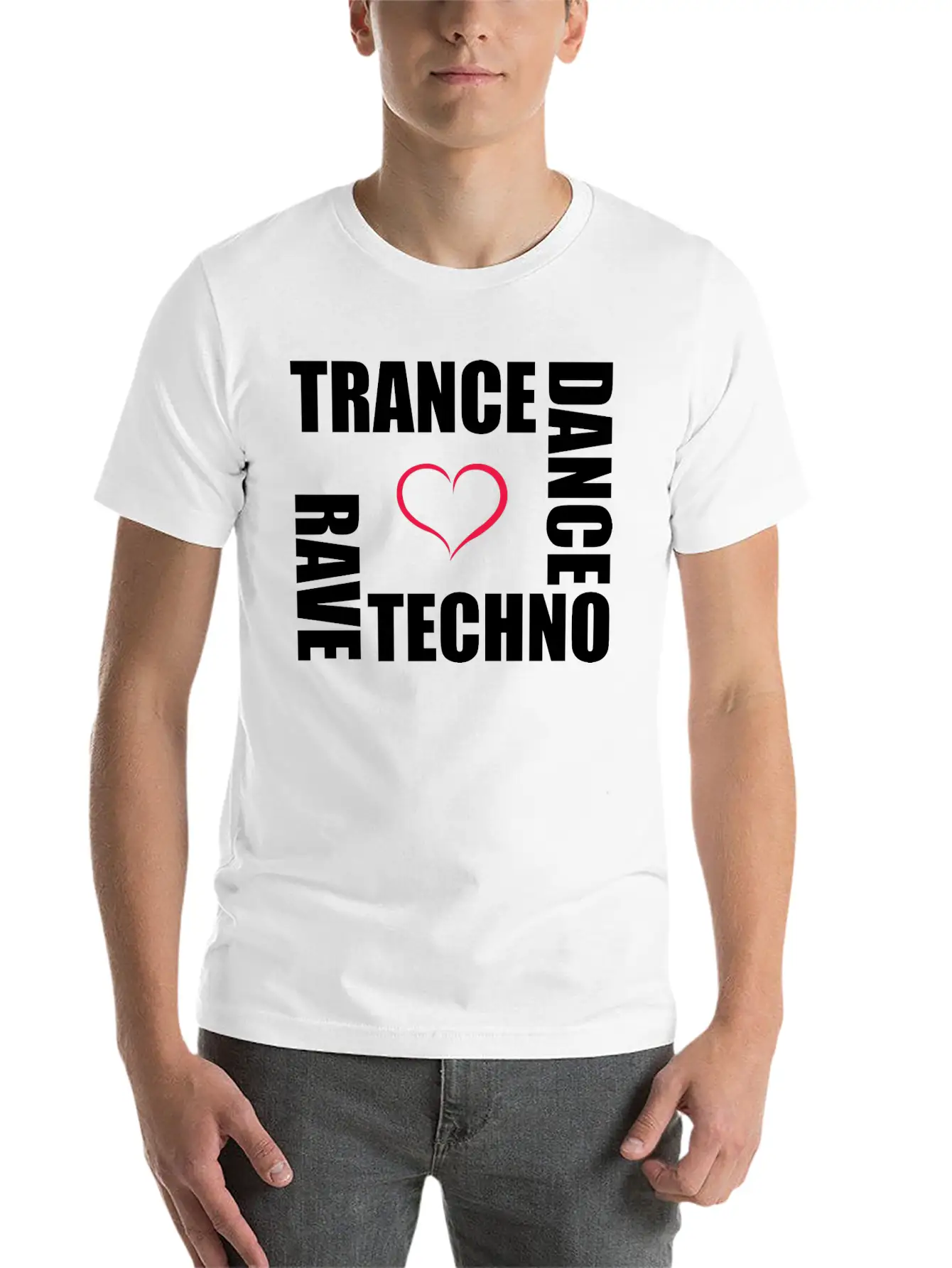Techno Dance Trance Rave Relaxed Everyday Tee – Lightweight And Durable Cotton