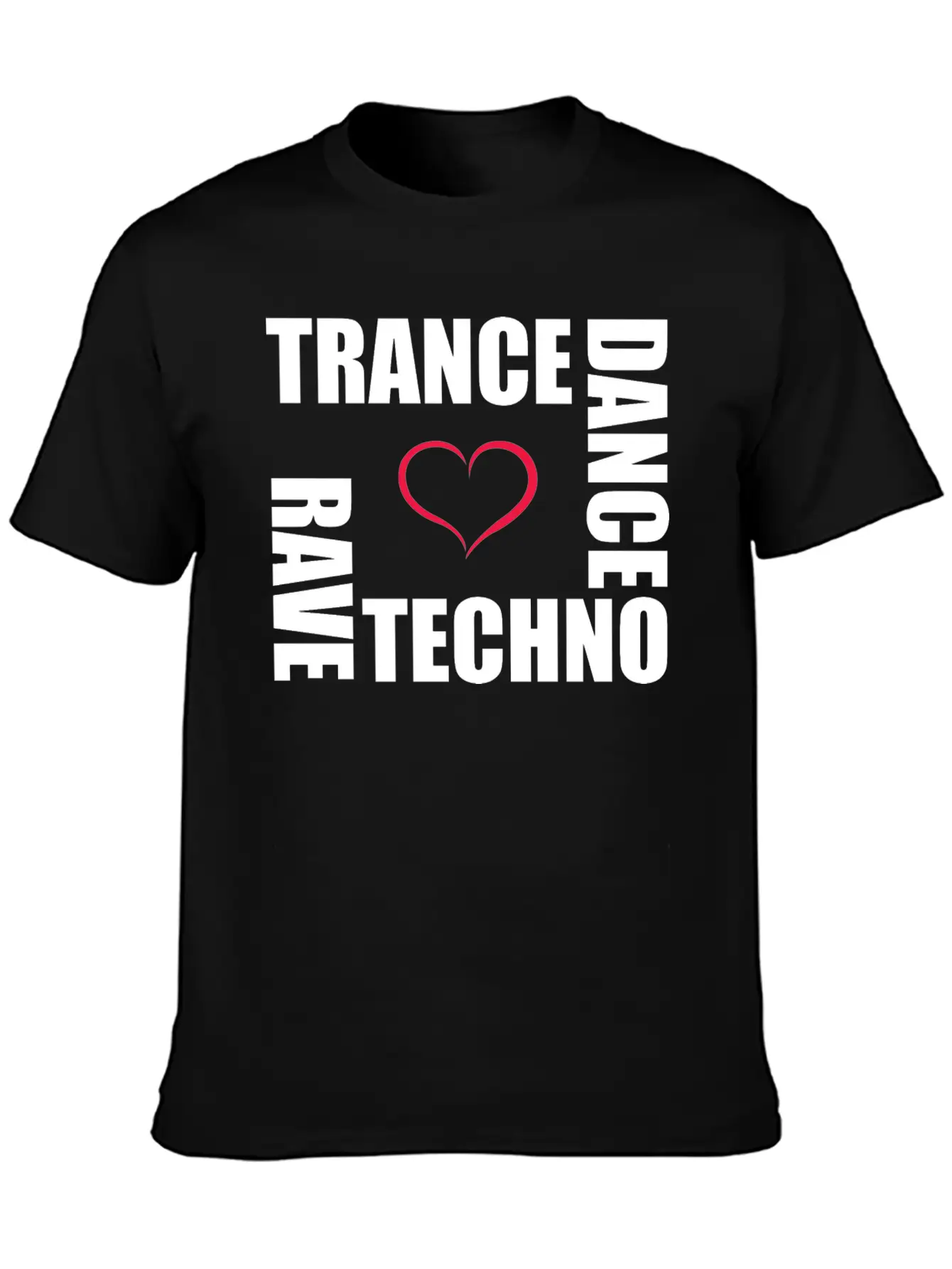 Techno Dance Trance Rave Relaxed Everyday Tee – Lightweight And Durable Cotton