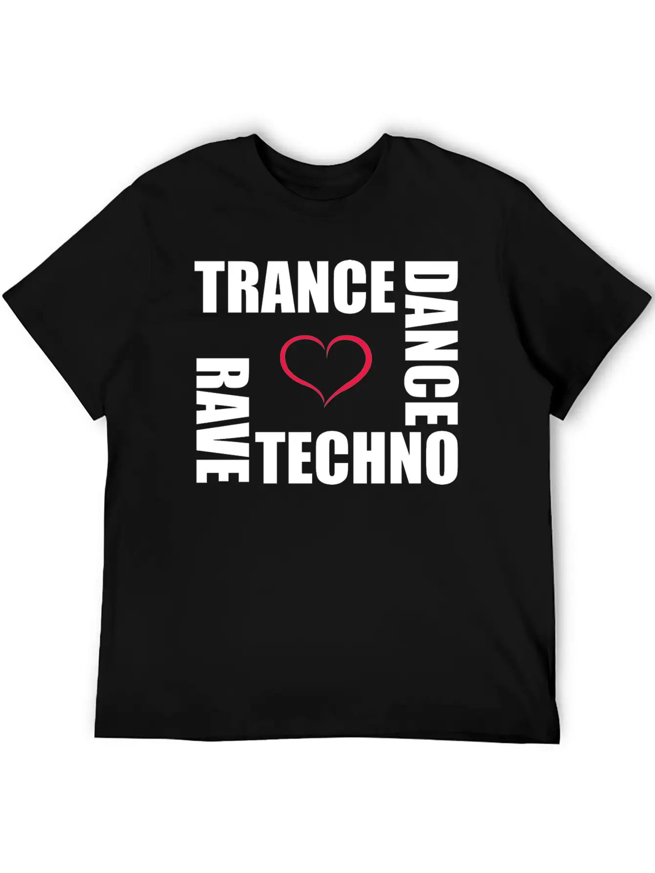 Techno Dance Trance Rave Relaxed Everyday Tee – Lightweight And Durable Cotton