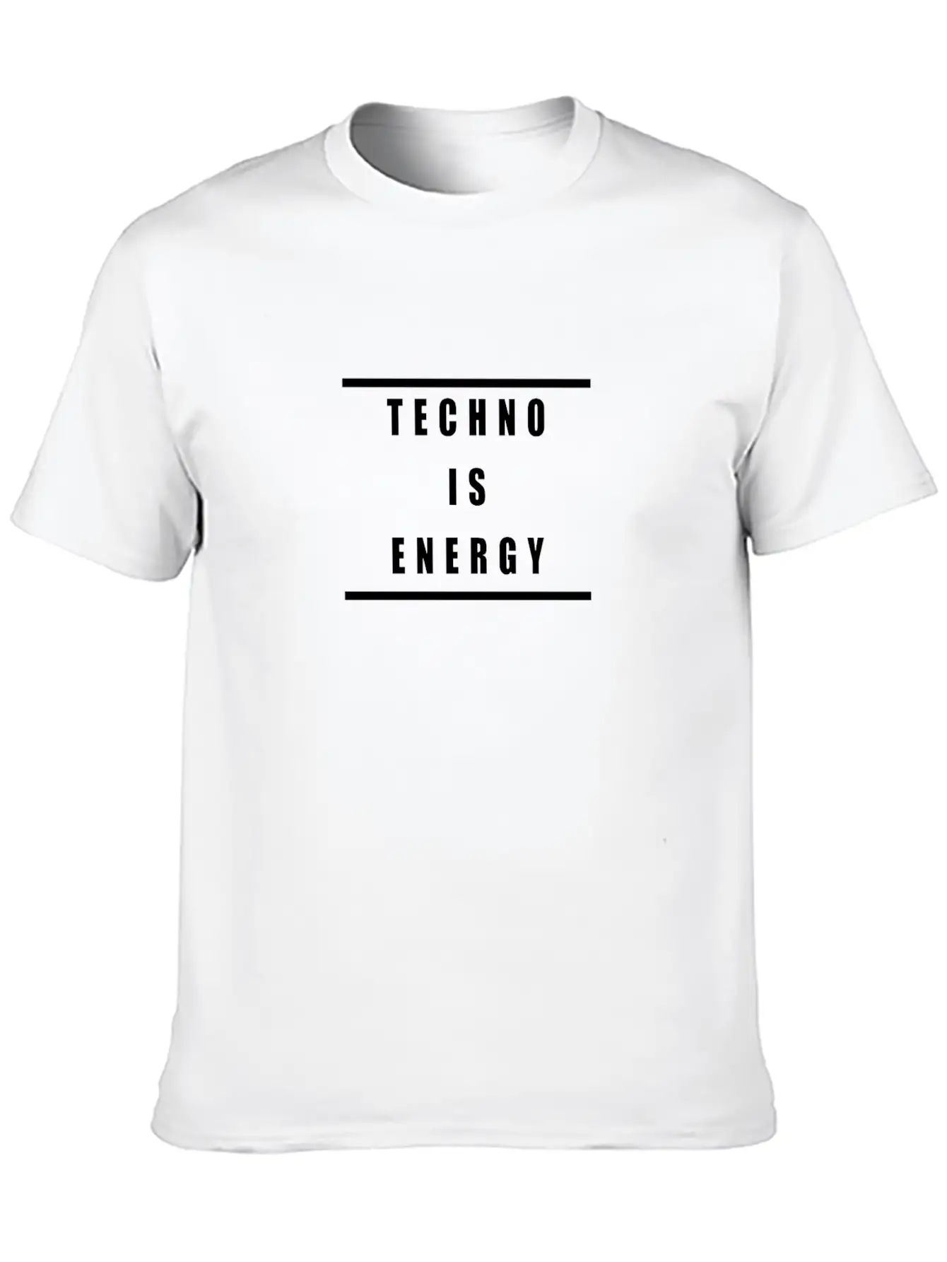Techno Energy Lightweight Cotton T-Shirt – Daily Comfort Graphic Shirt
