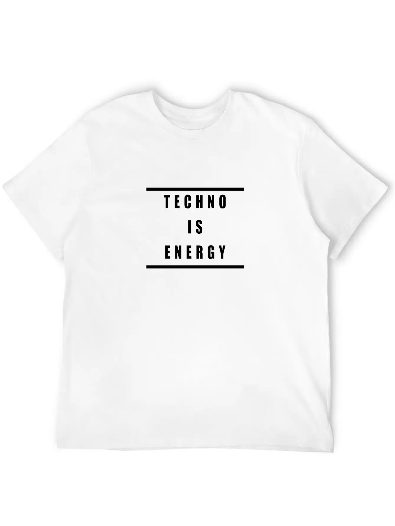 Techno Energy Lightweight Cotton T-Shirt – Daily Comfort Graphic Shirt