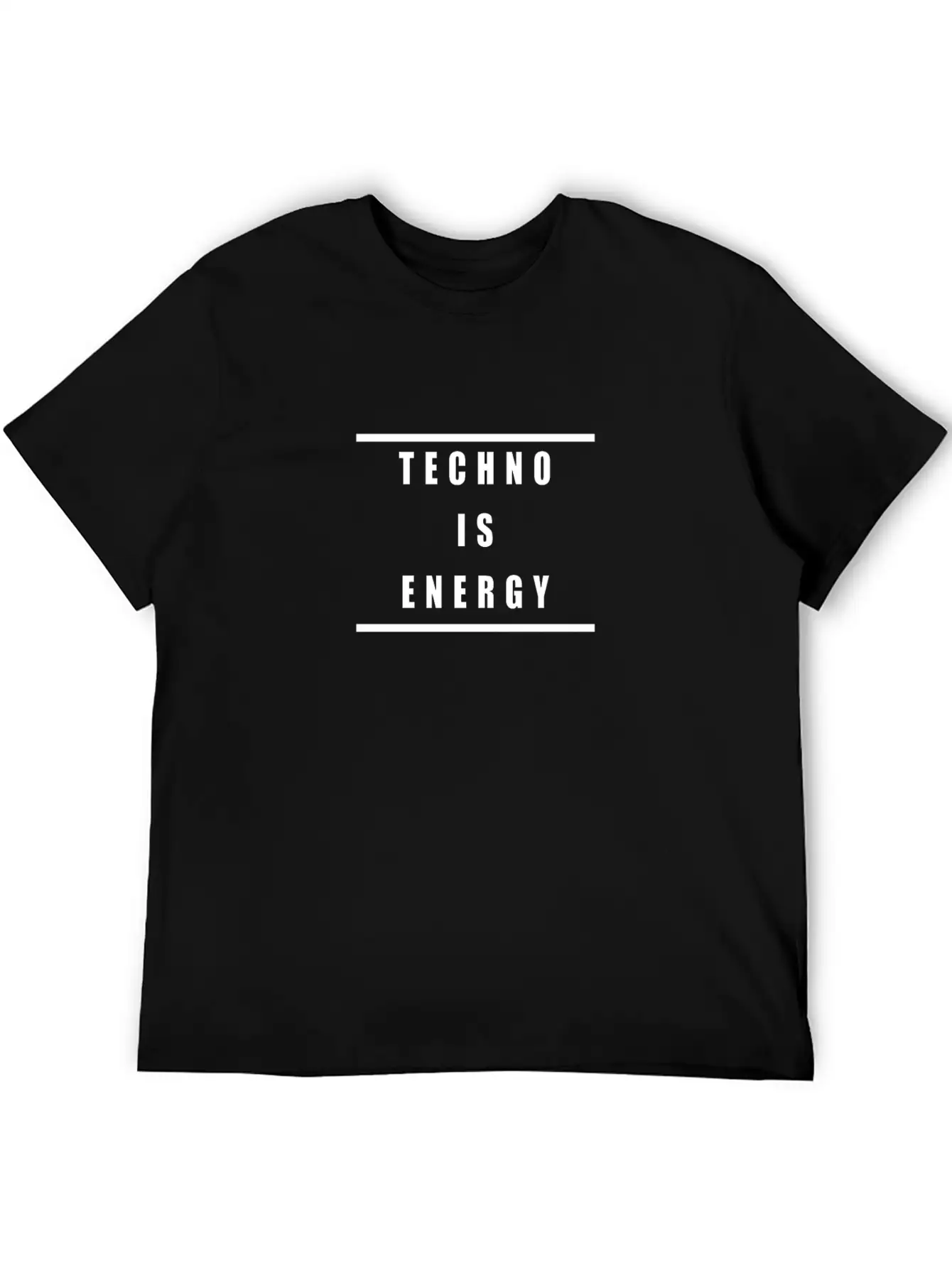 Techno Energy Lightweight Cotton T-Shirt – Daily Comfort Graphic Shirt
