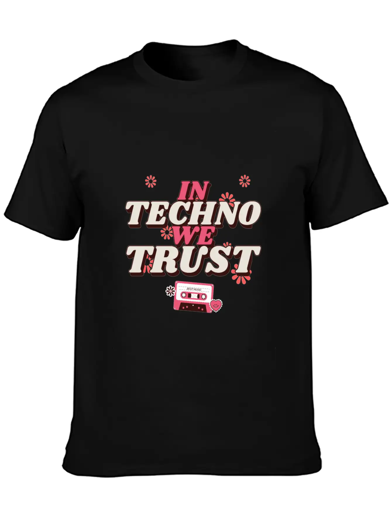 Techno For People Who Like Techno Music Basic Graphic T-Shirt – Daily Comfort In Soft Cotton