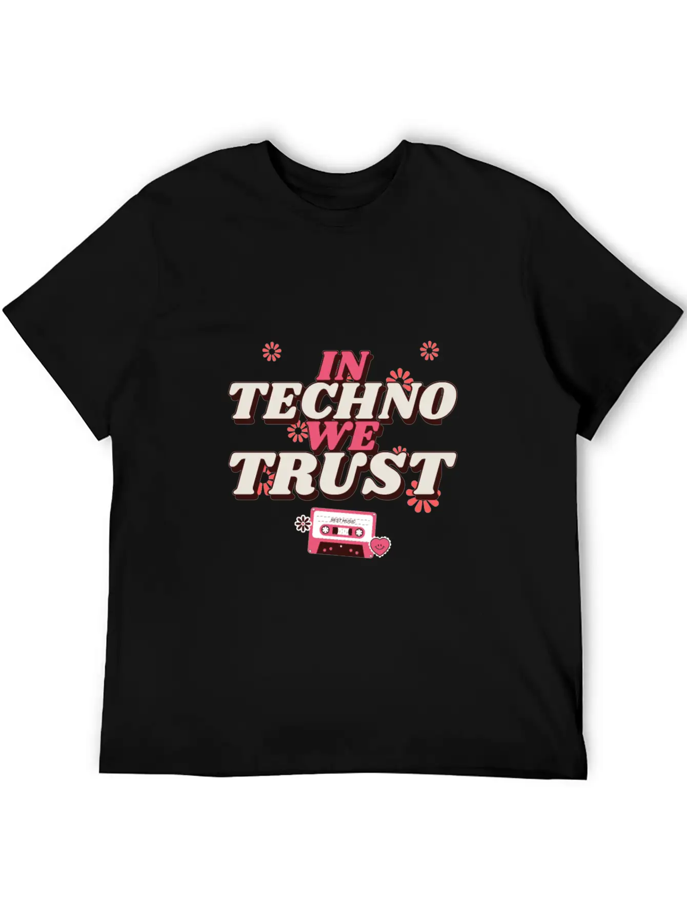 Techno For People Who Like Techno Music Basic Graphic T-Shirt – Daily Comfort In Soft Cotton