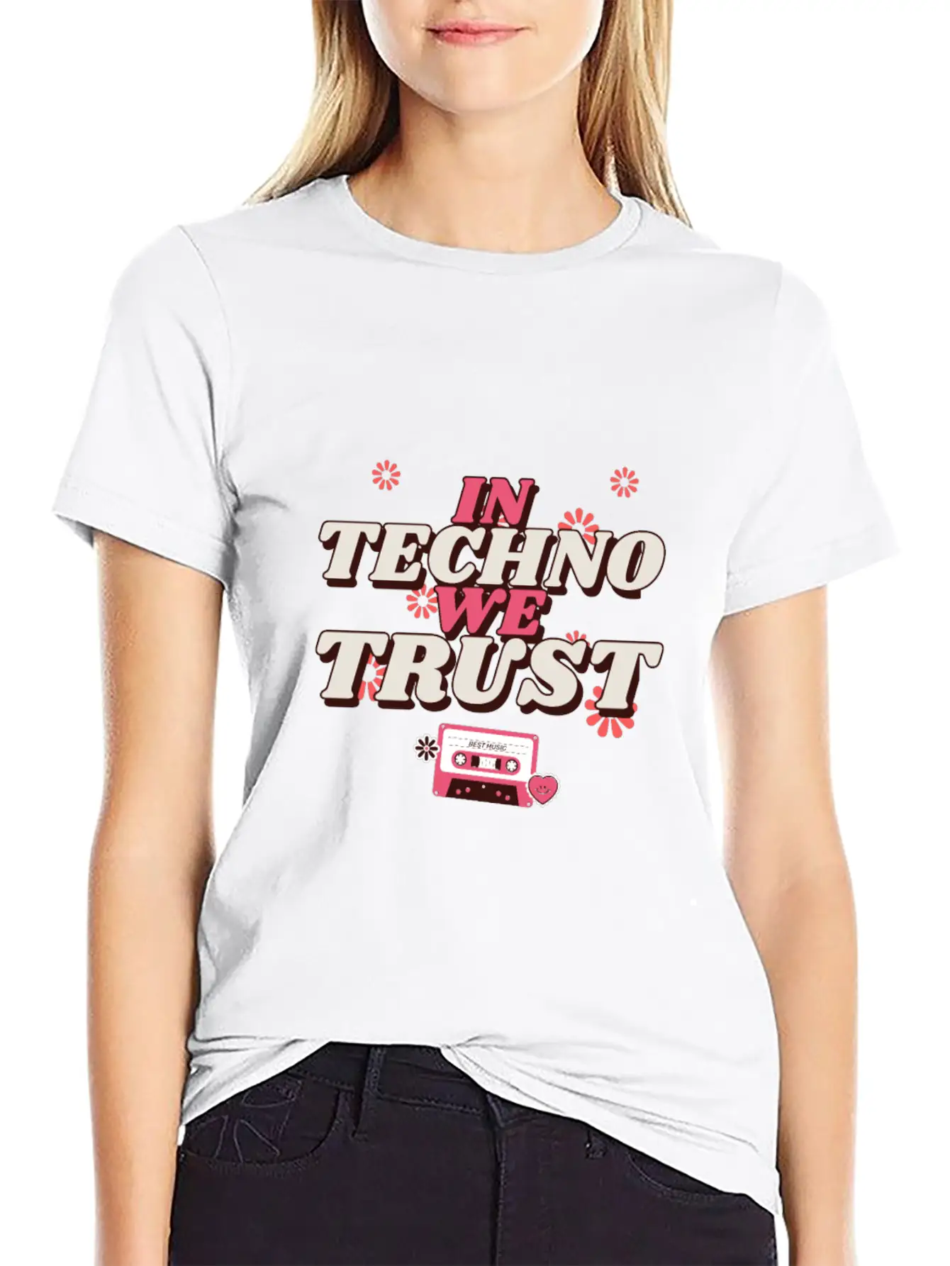 Techno For People Who Like Techno Music Basic Graphic T-Shirt – Daily Comfort In Soft Cotton