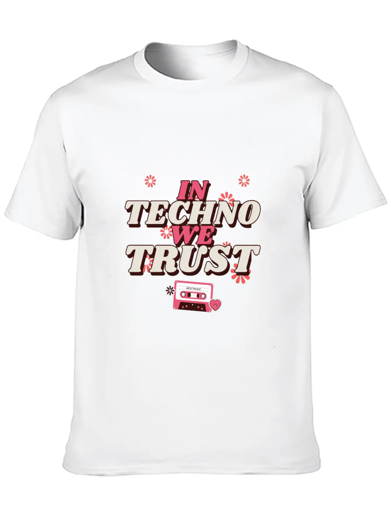 Techno For People Who Like Techno Music Basic Graphic T-Shirt – Daily Comfort In Soft Cotton