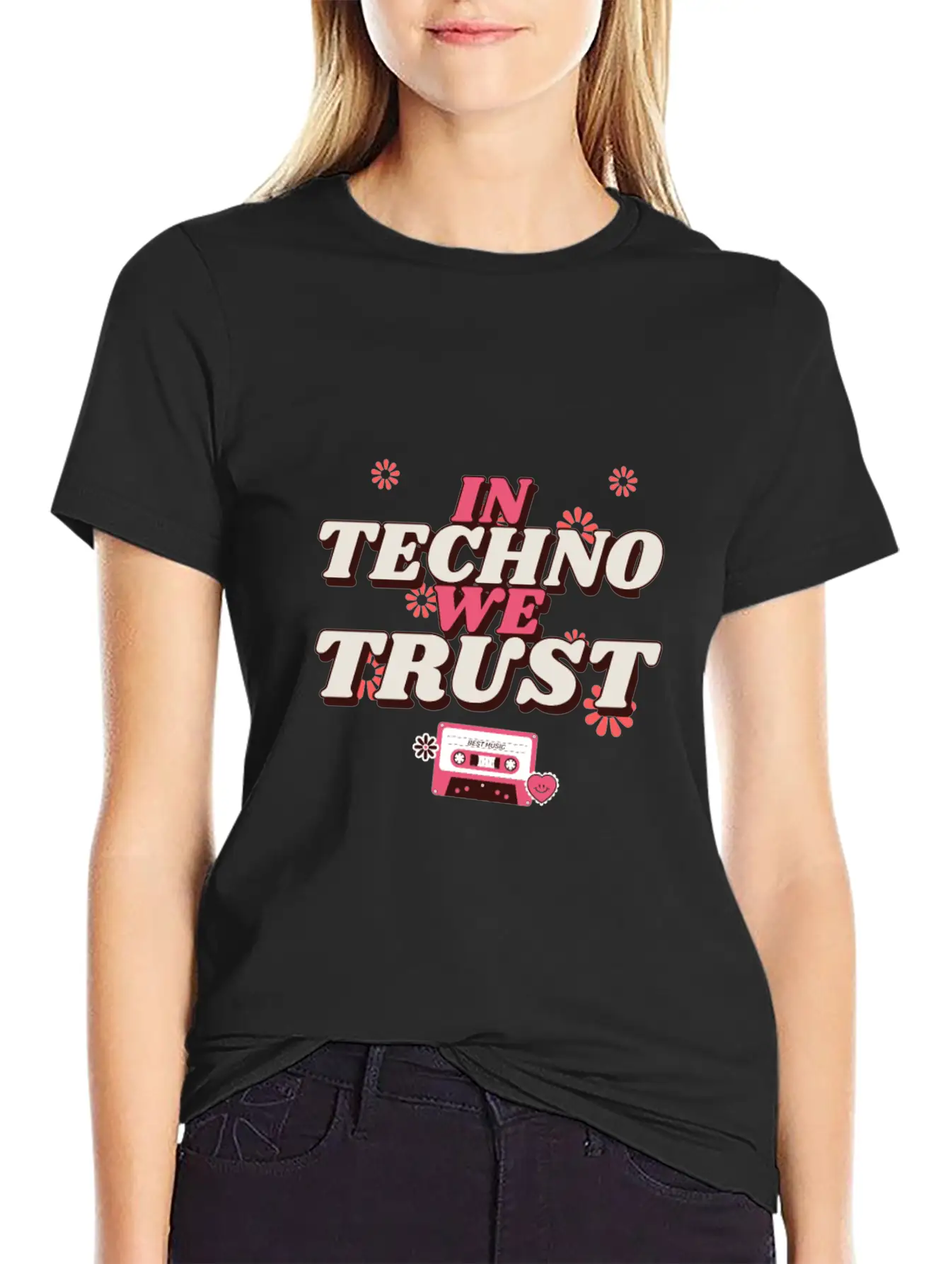 Techno For People Who Like Techno Music Basic Graphic T-Shirt – Daily Comfort In Soft Cotton