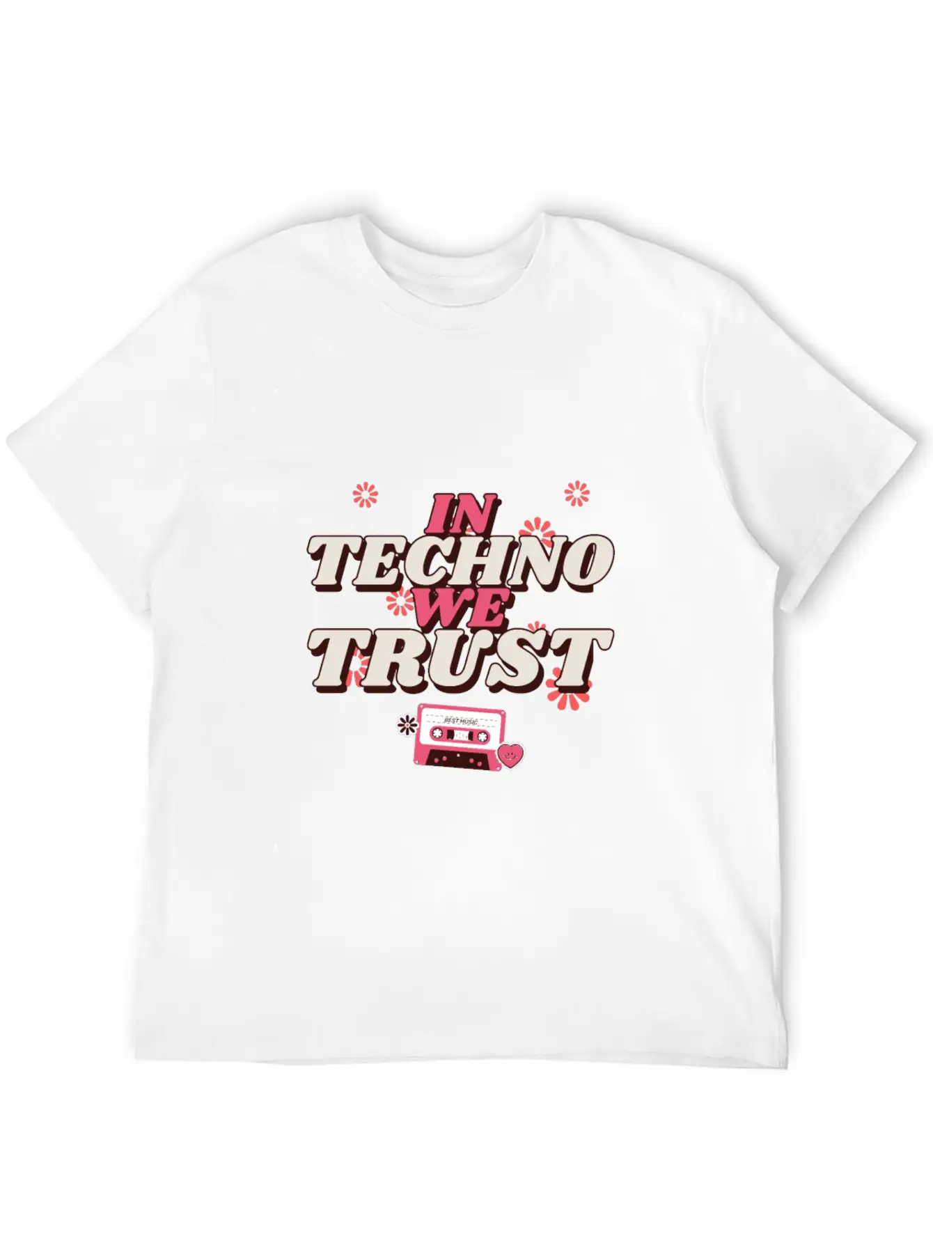 Techno For People Who Like Techno Music Basic Graphic T-Shirt – Daily Comfort In Soft Cotton