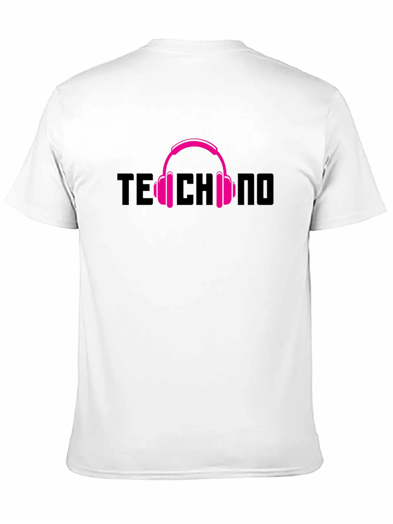 Techno Lover Headphones Vibe Design Basic Graphic T-Shirt – Daily Comfort In Soft Cotton