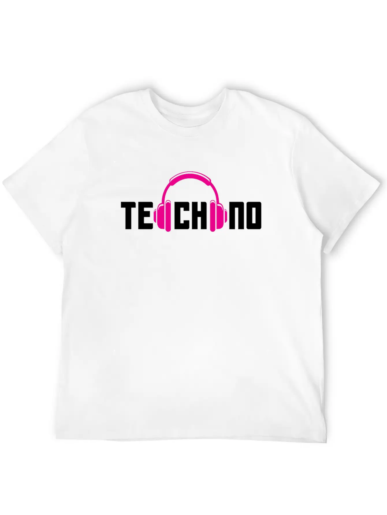 Techno Lover Headphones Vibe Design Basic Graphic T-Shirt – Daily Comfort In Soft Cotton