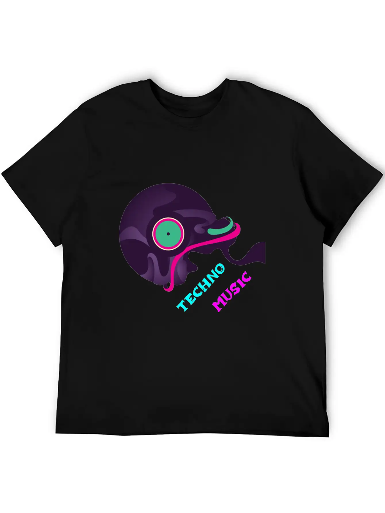 Techno Music - Drum & Bass Essential Cotton Tee For Daily Outfits – Unisex Style
