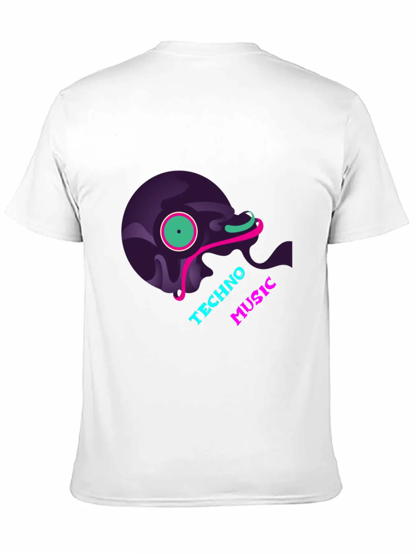 Techno Music - Drum & Bass Essential Cotton Tee For Daily Outfits – Unisex Style
