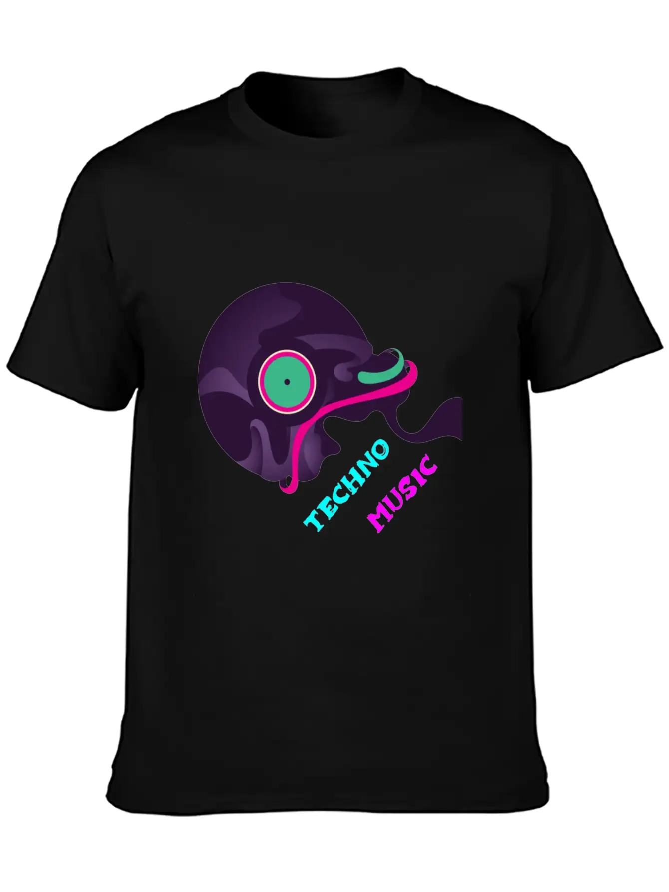 Techno Music - Drum & Bass Essential Cotton Tee For Daily Outfits – Unisex Style