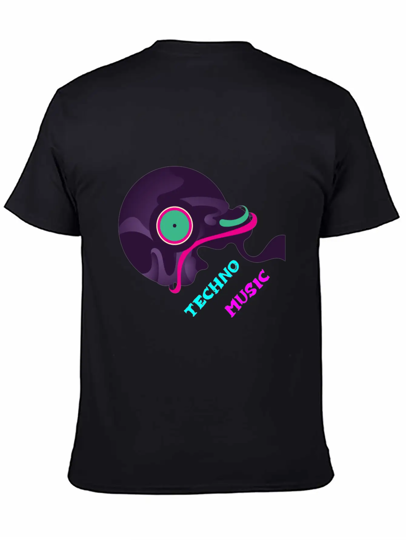 Techno Music - Drum & Bass Essential Cotton Tee For Daily Outfits – Unisex Style
