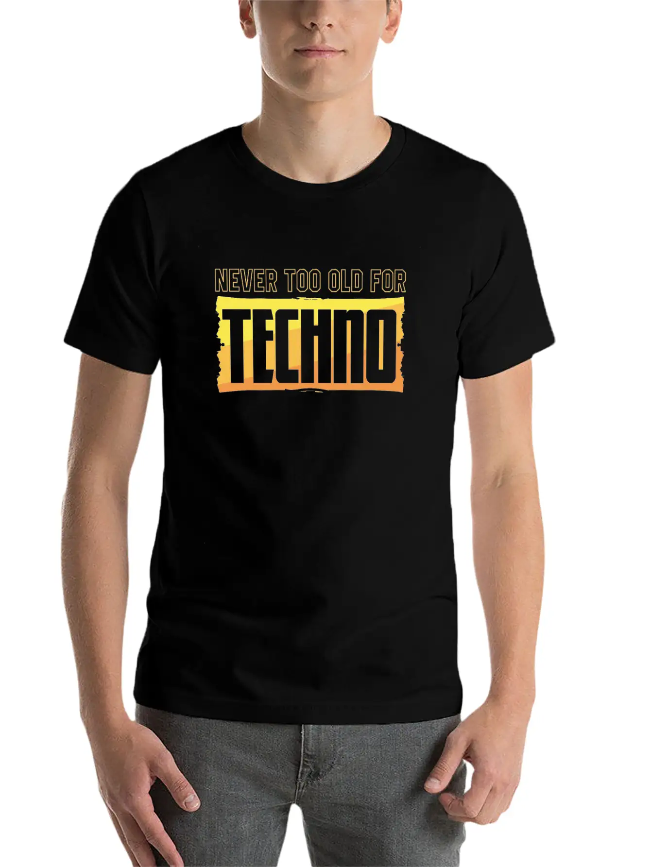 Techno Music Essential Cotton Tee For Daily Outfits – Unisex Style