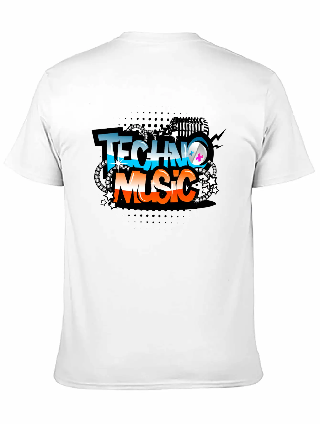 Techno Music Modern Fit Casual T-Shirt ��� Clean And Versatile Design