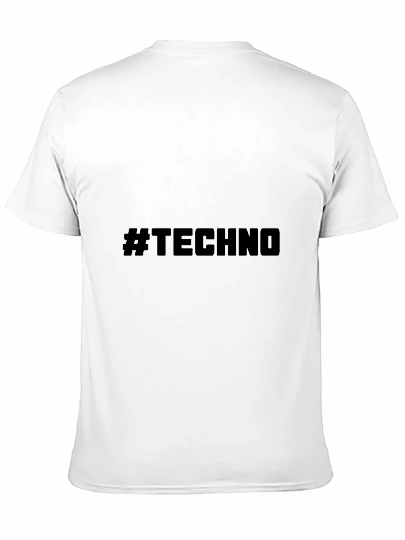 Techno - Music - # Techno # Basic Graphic T-Shirt – Daily Comfort In Soft Cotton