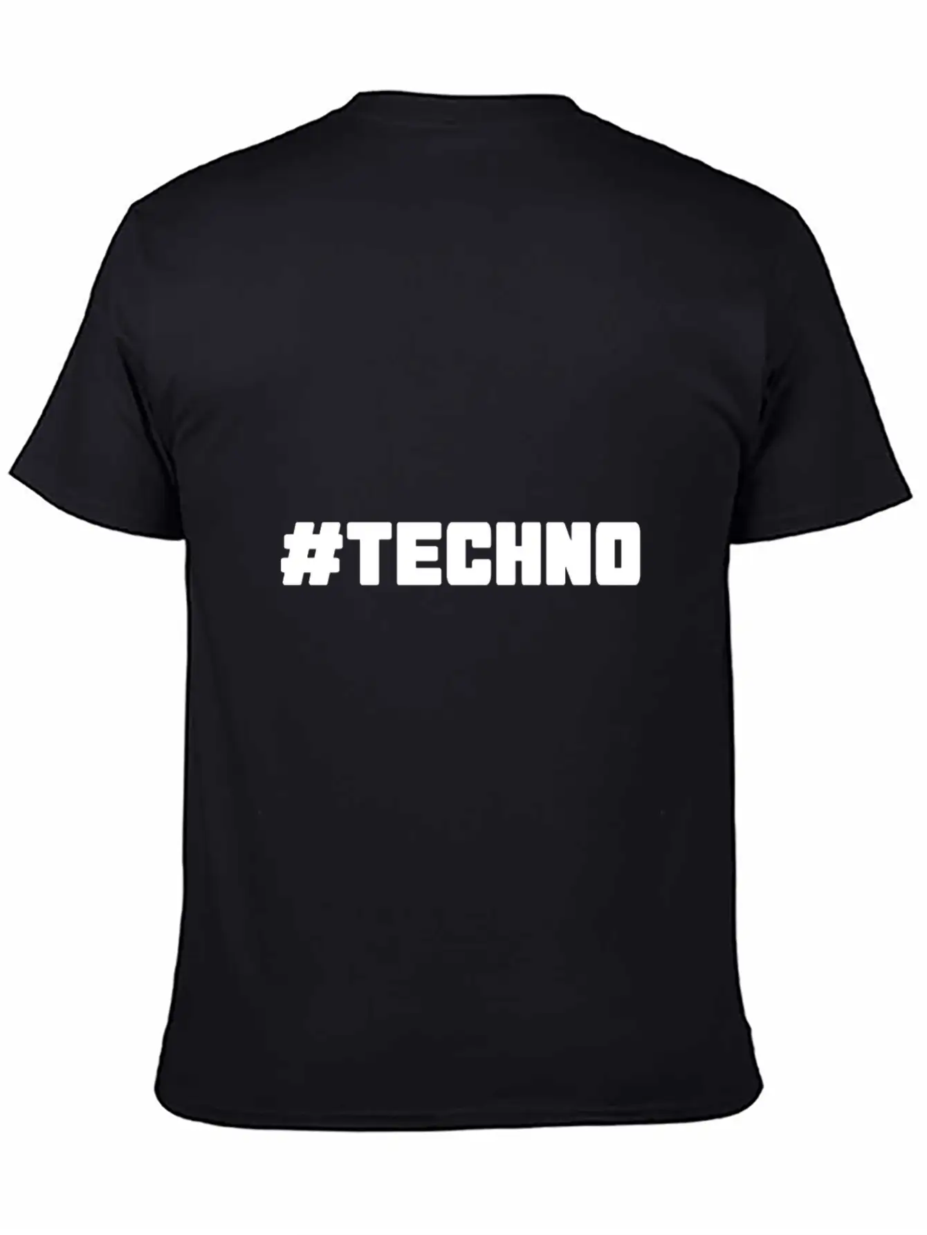 Techno - Music - # Techno # Basic Graphic T-Shirt – Daily Comfort In Soft Cotton
