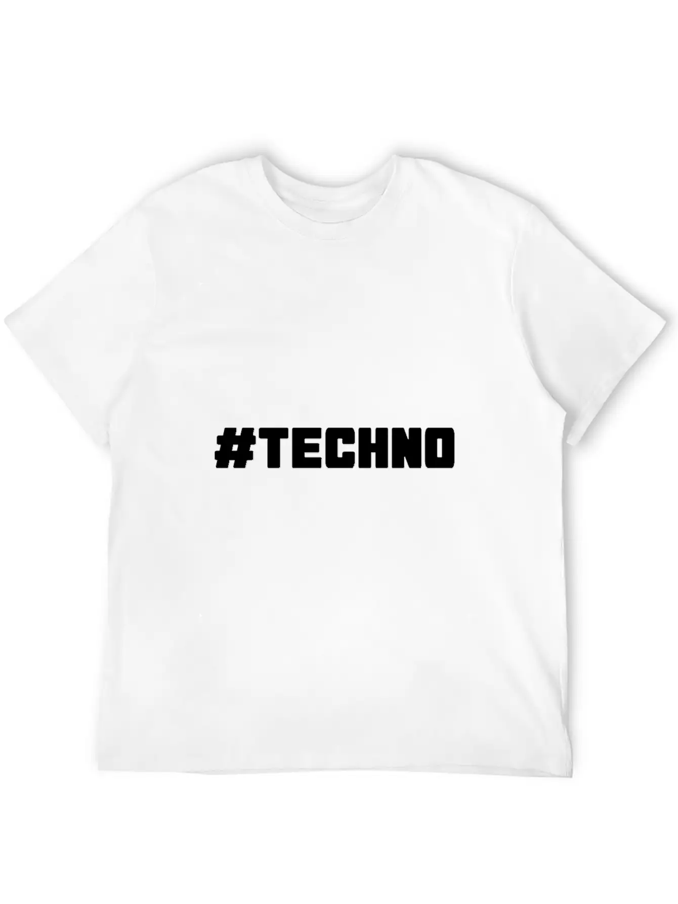 Techno - Music - # Techno # Basic Graphic T-Shirt – Daily Comfort In Soft Cotton