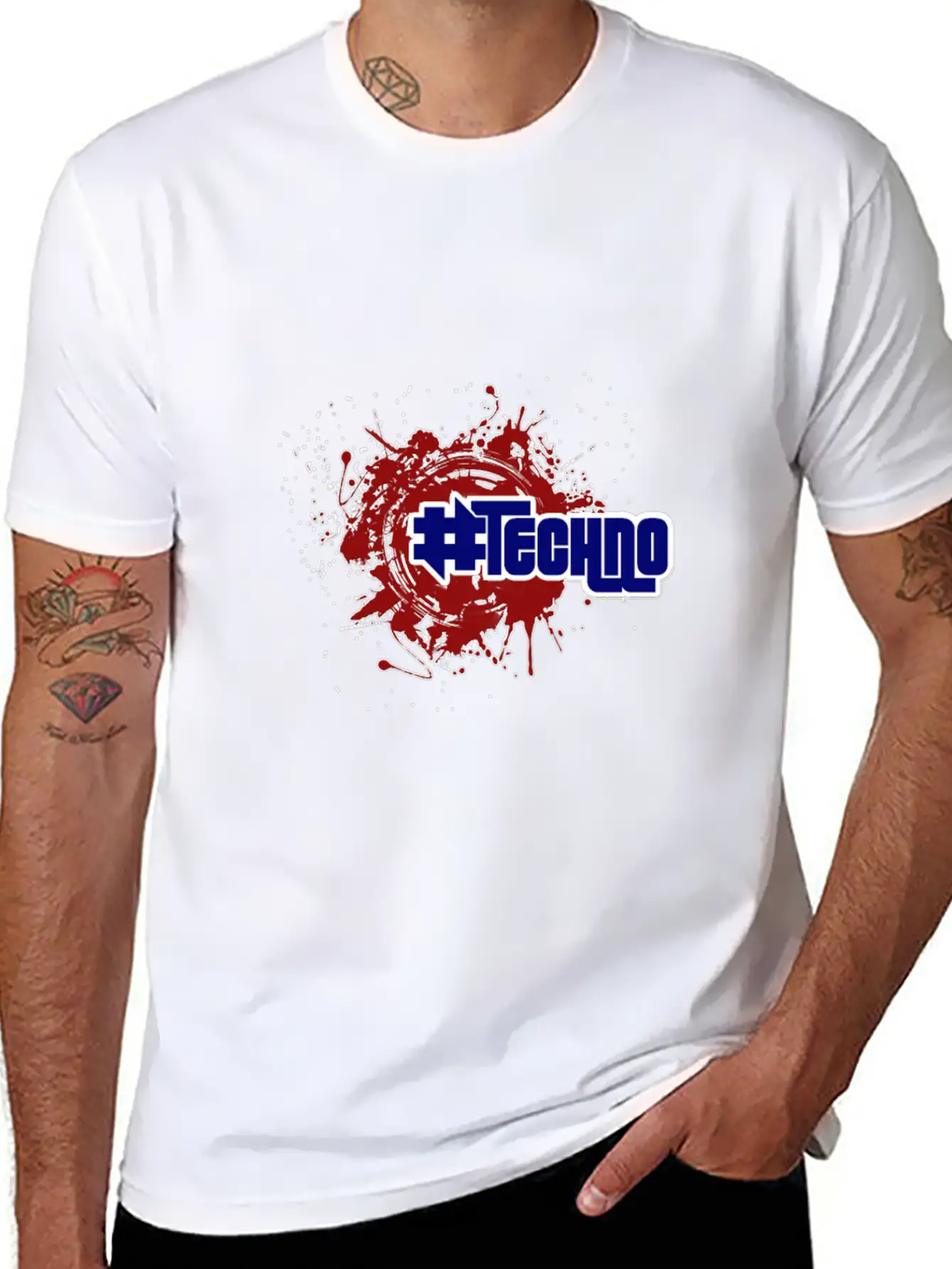 Techno - Music - # Techno # Essential Cotton Tee For Daily Outfits – Unisex Style