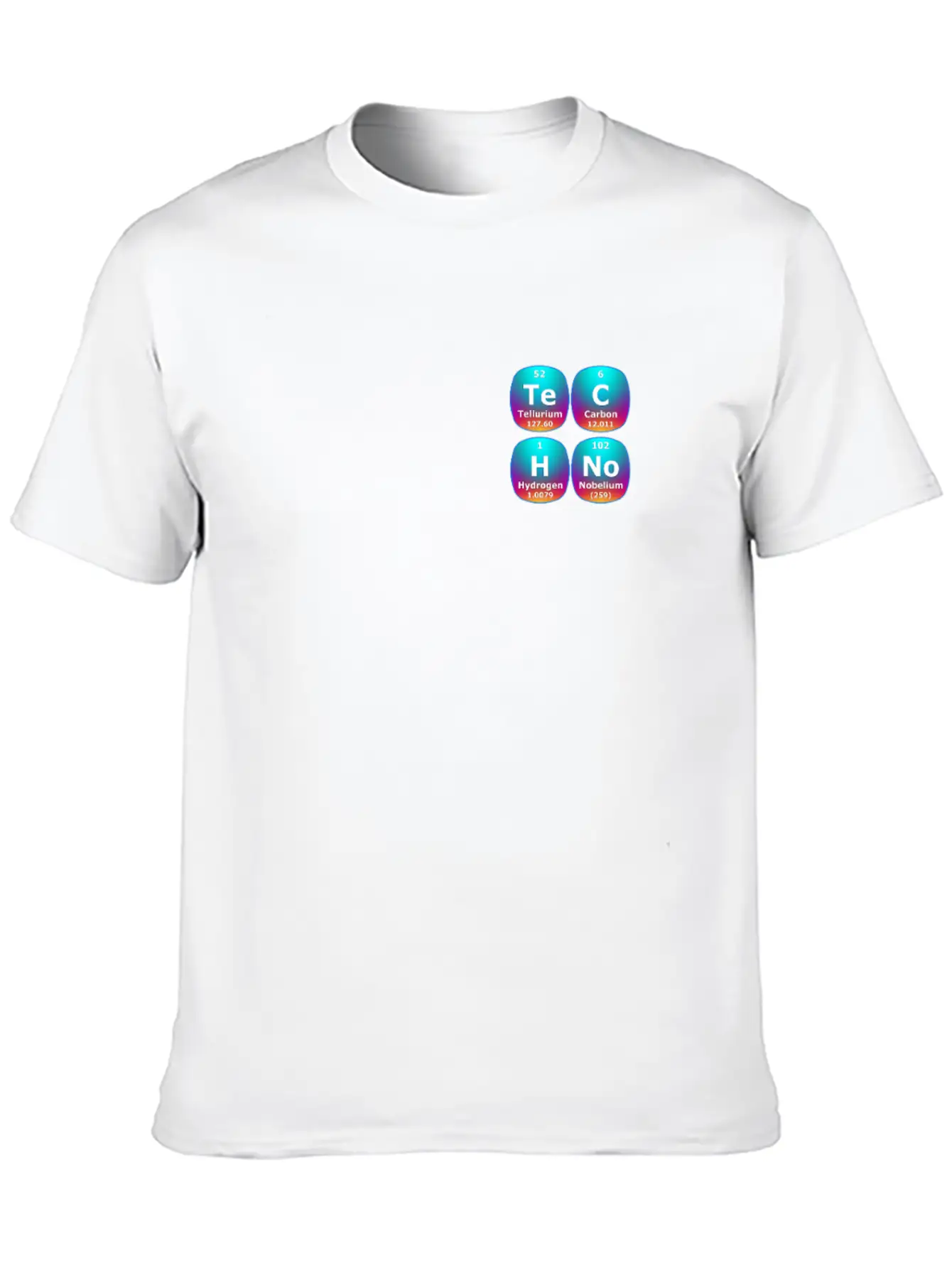 Techno Periodic Table – Perfect Rave & Festival Basic Graphic T-Shirt – Daily Comfort In Soft Cotton