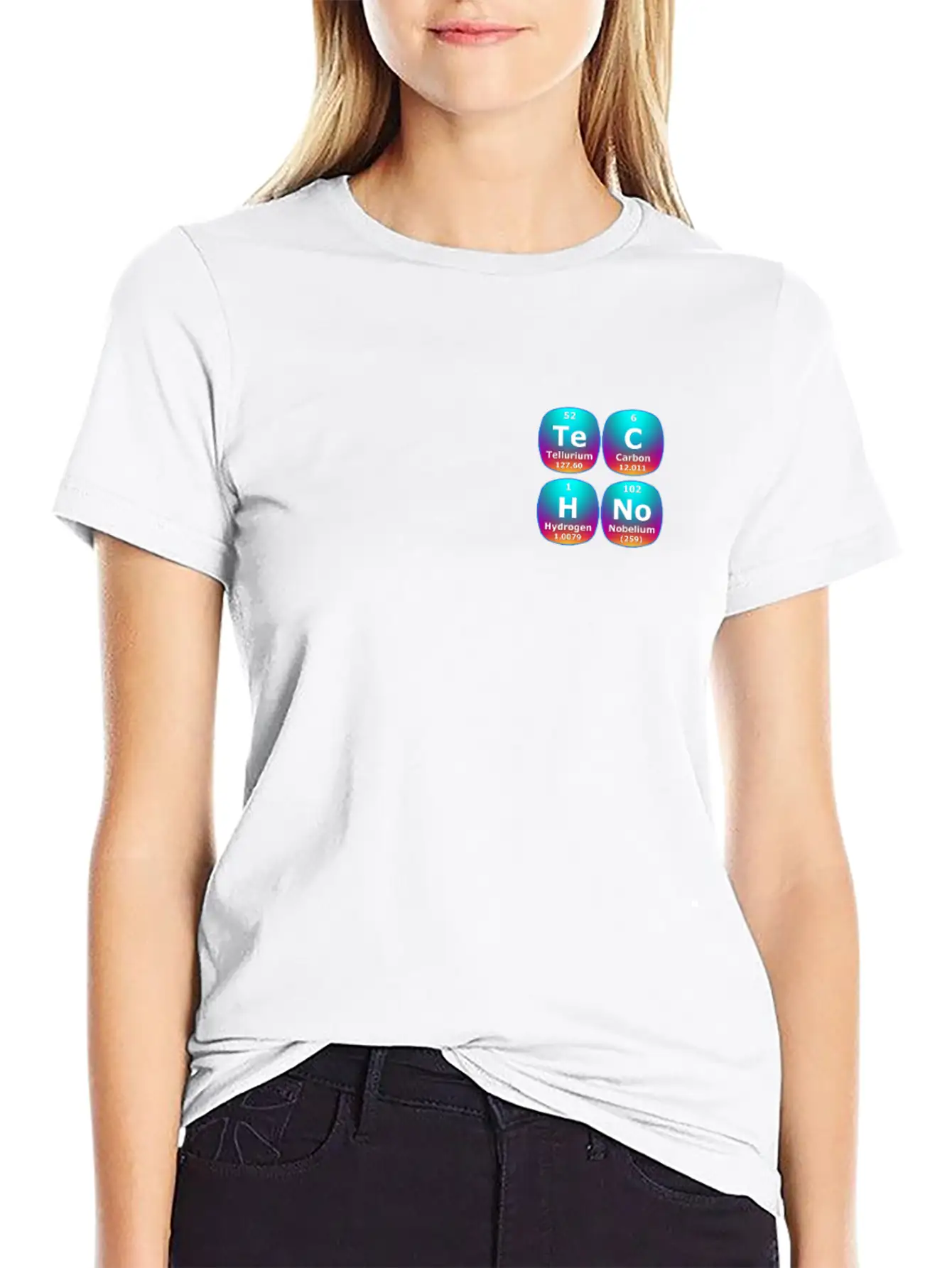 Techno Periodic Table – Perfect Rave & Festival Basic Graphic T-Shirt – Daily Comfort In Soft Cotton