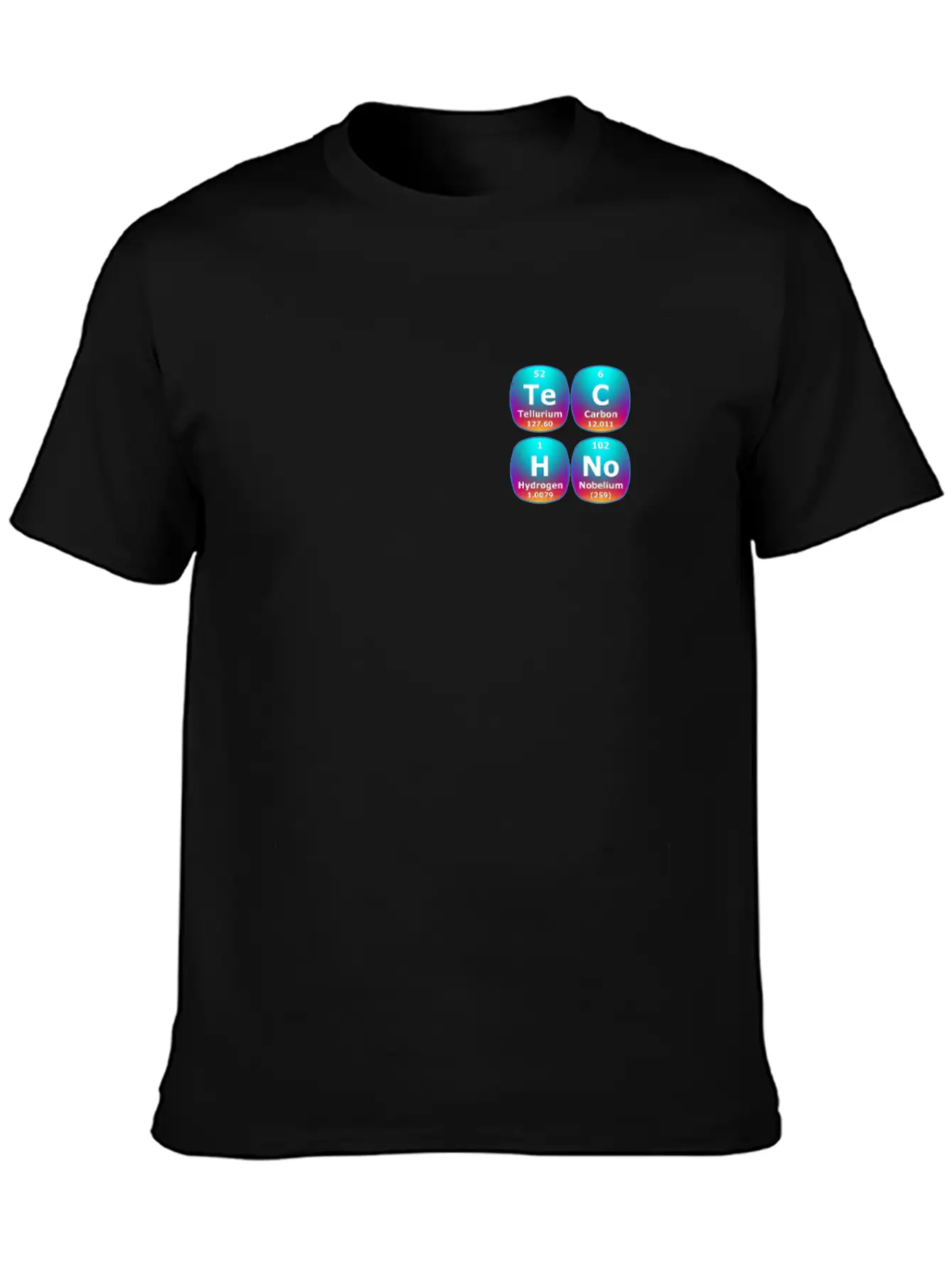 Techno Periodic Table – Perfect Rave & Festival Basic Graphic T-Shirt – Daily Comfort In Soft Cotton