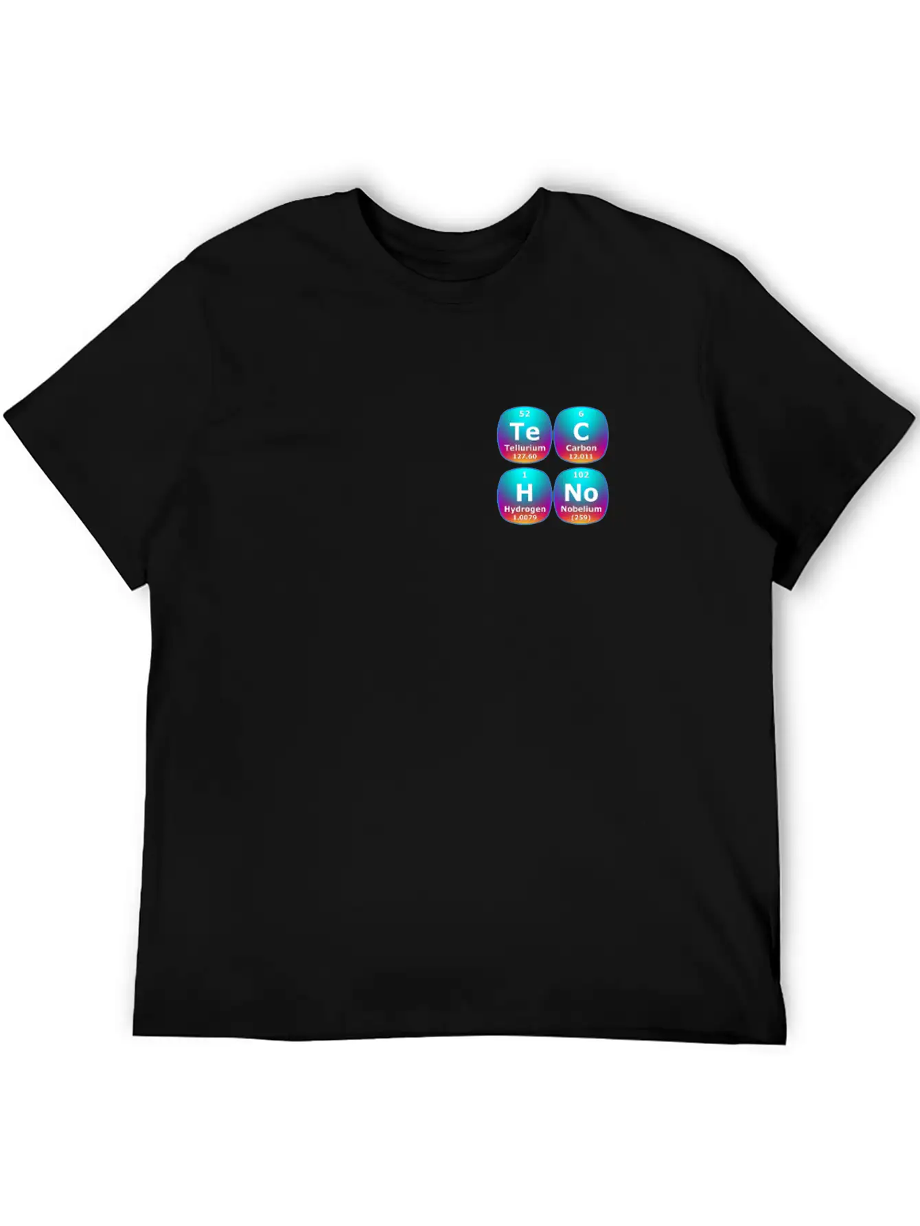 Techno Periodic Table – Perfect Rave & Festival Basic Graphic T-Shirt – Daily Comfort In Soft Cotton