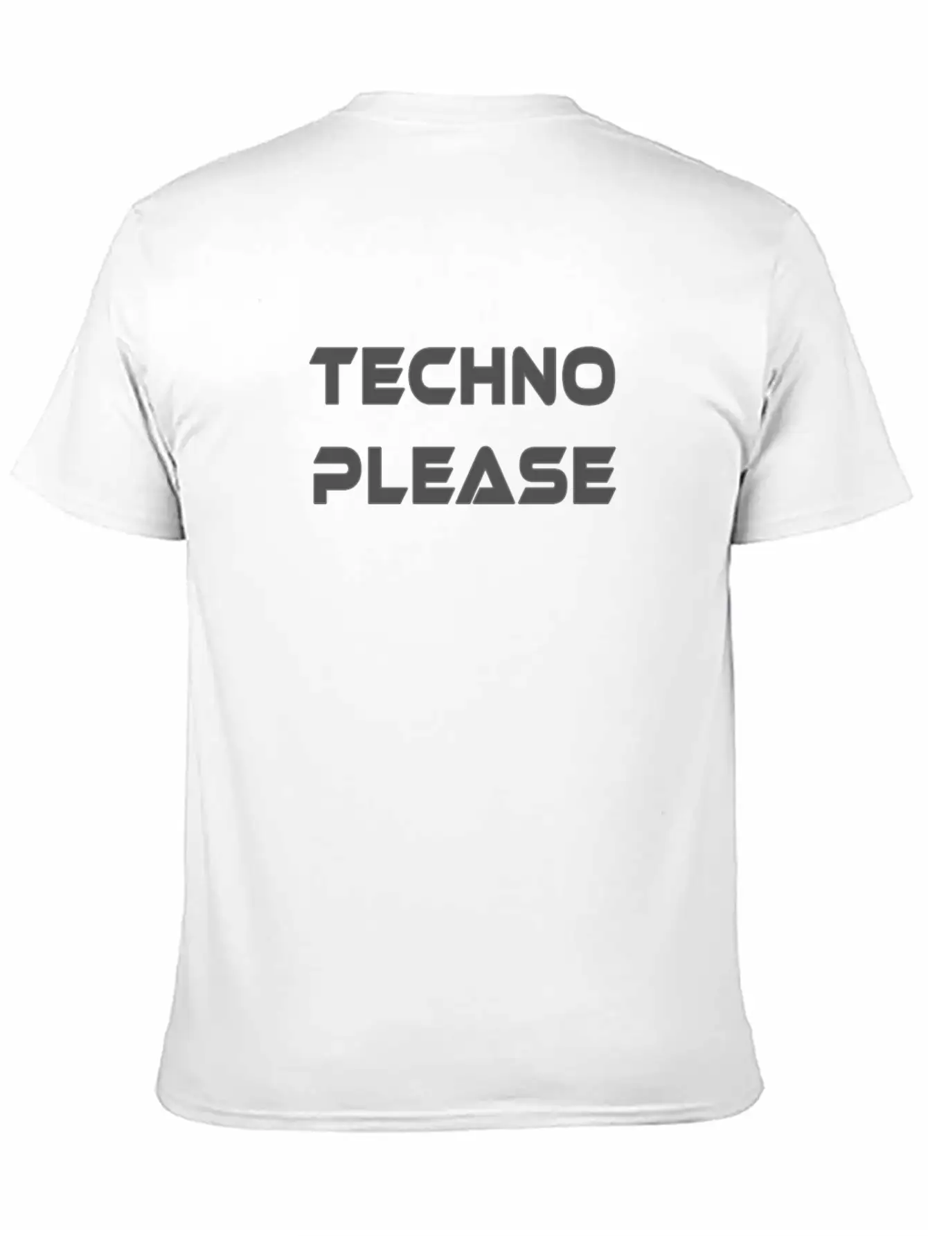 Techno Please Rave Music Dance Electro Underground Unisex Casual T-Shirt – Clean Design For Daily Comfort